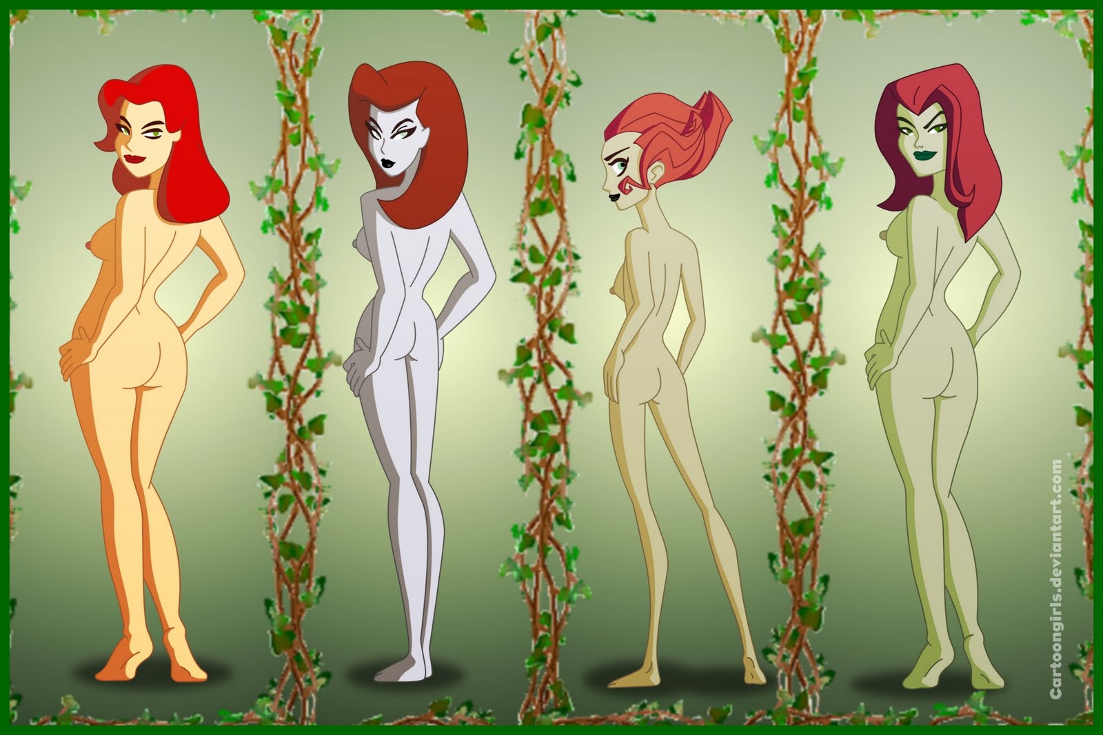 Poison ivy nude drawings