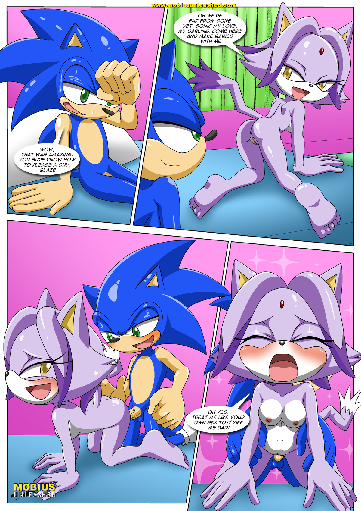 Rule If It Exists There Is Porn Of It Bbmbbf Palcomix Blaze The Cat Sonic The Hedgehog