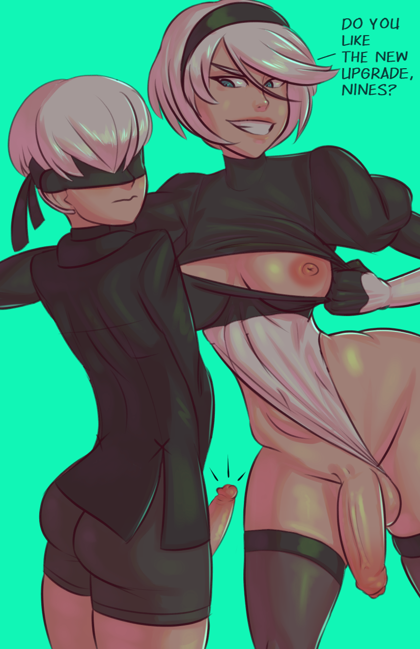 2b futanari hentai фото 115