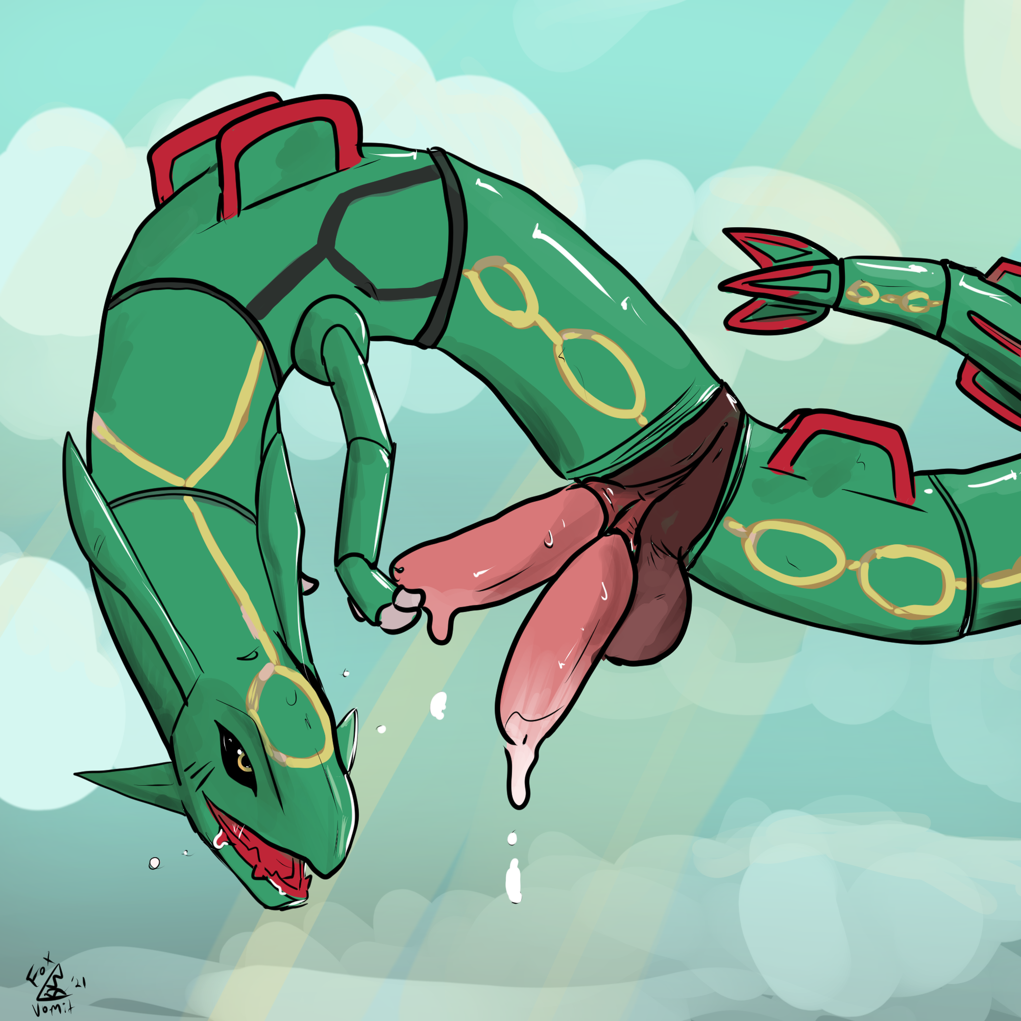 Rayquaza dick hentai