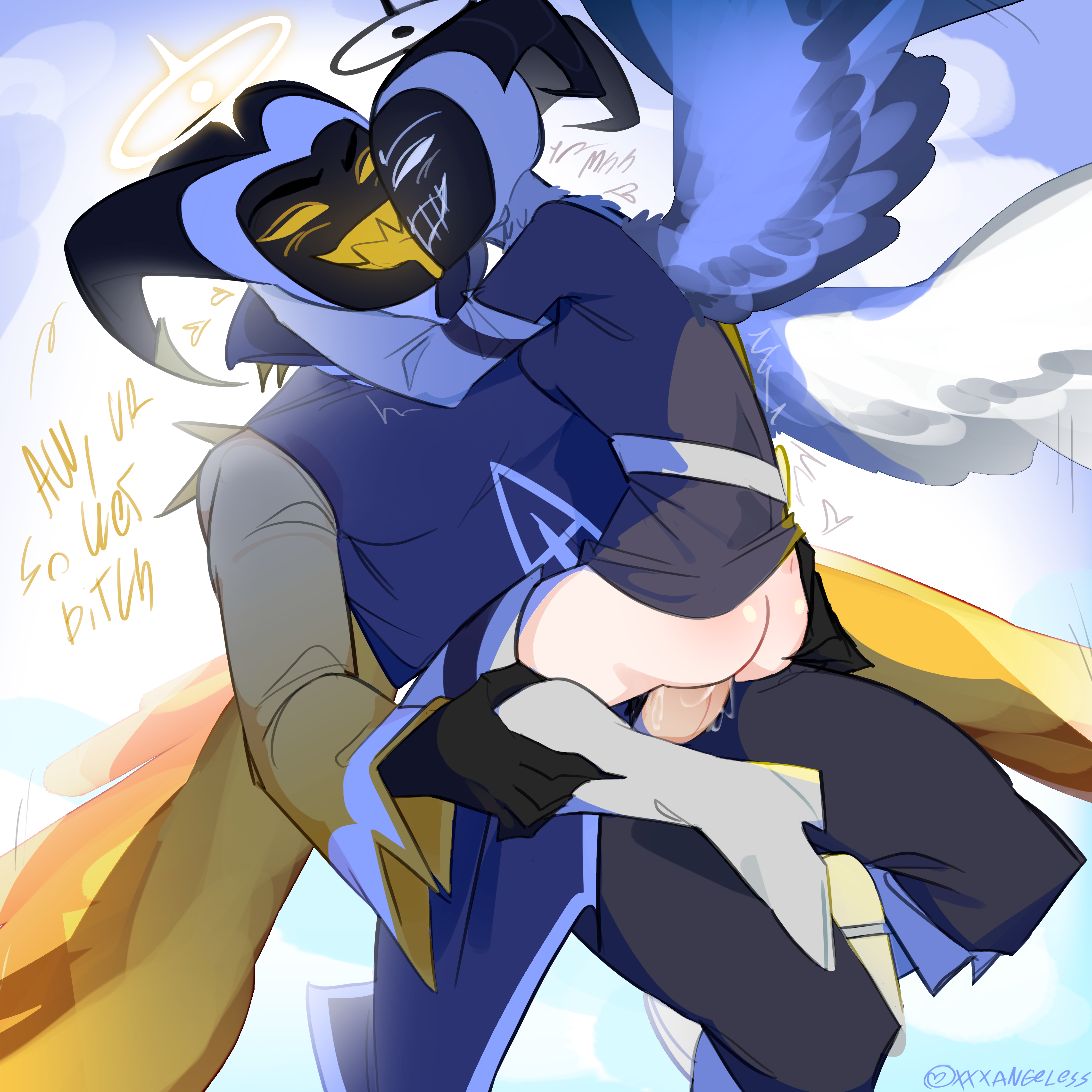 1boy 1boy1girl 1girl1boy 2025 2d 2d_(artwork) 2d_artwork adam_(hazbin_hotel) angel angel_boy angel_girl angel_humanoid angel_wings angels arm_around_neck ass bigger_male carrying carrying_another carrying_partner carrying_person carrying_position clothed clothed_sex clothing dialog dialogue digital_drawing_(artwork) digital_media_(artwork) exorcist_(hazbin_hotel) fangs fangs_bared fangs_male feathered_wings feathers female female/male female_angel female_penetrated flying flying_sex functionally_nude functionally_nude_female genitals hand_on_another's_ass hand_on_another's_hip happy happy_female happy_sex hazbin_hotel hearts_around_body hearts_around_head hellaverse hetero_sex hi_res highres holding_another holding_ass holding_each_other holding_leg holding_legs holding_neck holding_partner holy horn horned horned_female horned_helmet horned_humanoid horned_male horned_mask horns horns_girl horny horny_expression horny_face horny_female horny_male in_air in_the_air in_the_sky leaking_pussy licking licking_another licking_another's_face licking_lips lifted_by_another lifting lifting_another lifting_partner lifting_person light-skinned_female light_skin long_fangs long_wings lovemaking lute_(hazbin_hotel) male male/female male_penetrating mask masked masked_female masked_male masked_only moan moaning moaning_female moaning_in_pleasure nasty penetrating penetration penis penis_in_pussy pleasure pleasure_face pleasured pleasured_face pleasured_female pleasured_male sex sex_in_the_air sexy sexy_pose sharp_teeth size_difference sky smaller_female straight straight_sex vivziepop wearing_mask wet wet_pussy winged_humanoid wings xxxangeless