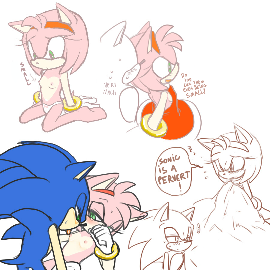 amy rose, sonic the hedgehog, sonic (series), comic, clothing, pink fur, pi...