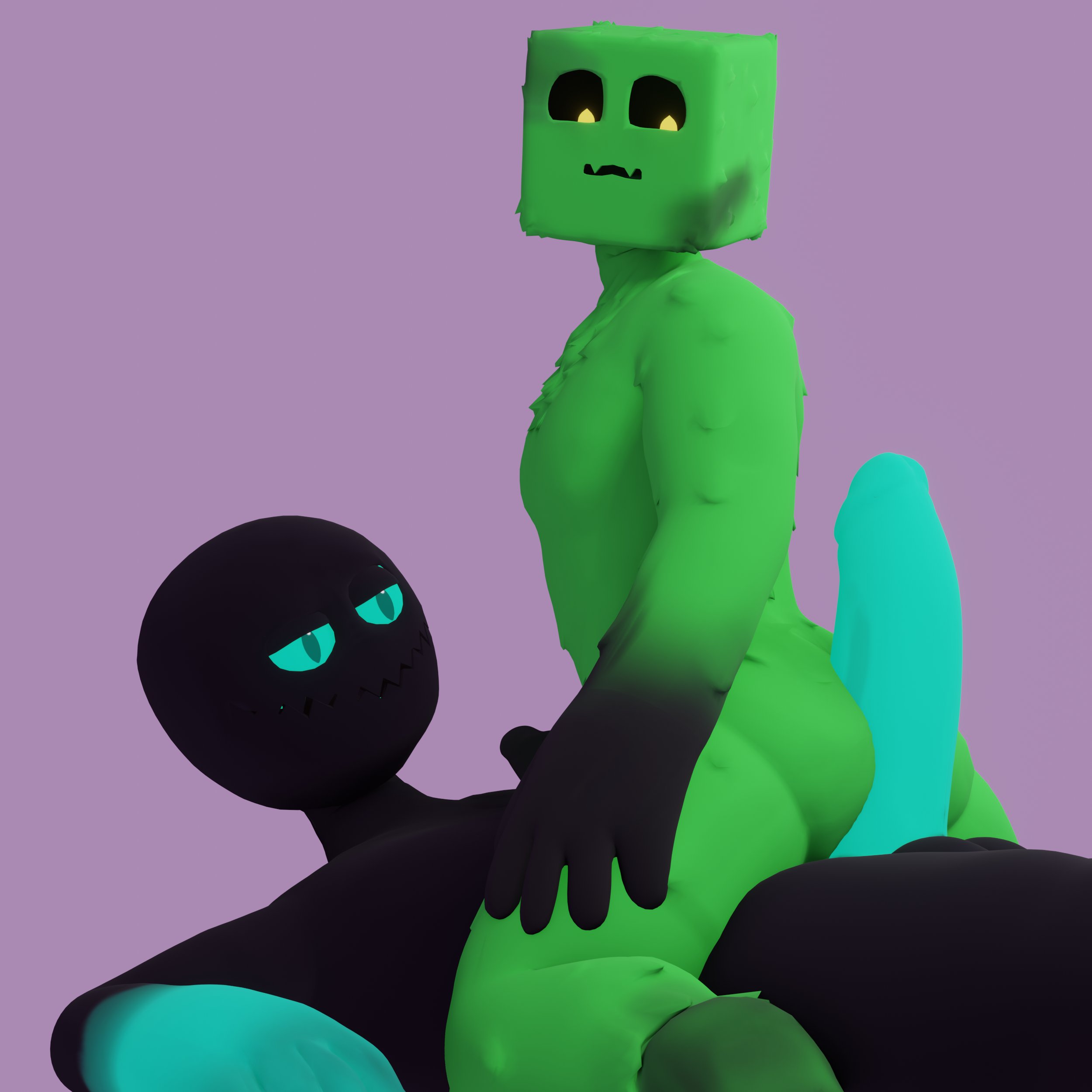 Rule34 - If it exists, there is porn of it / creeper, enderman / 4033723.