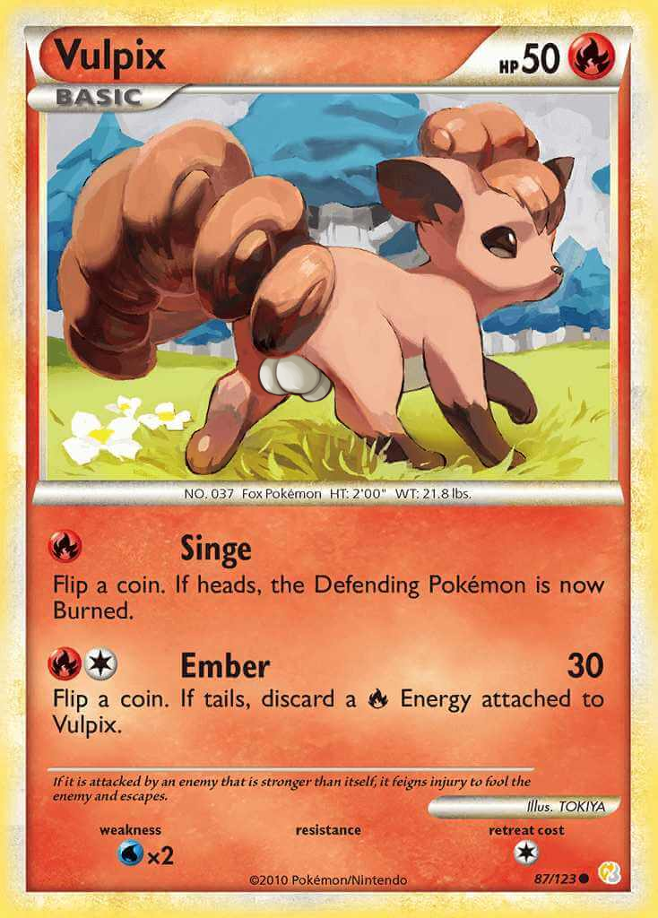 pokemon (species), vulpix, nintendo, english text, text, third-party edit, 6 tails, animal genitalia, aztepyeen, balls, brown body, brown ears, brown eyes, brown fur, card, card edit, cloud, feral, fur, generation 1 pokemon, genitals, grass, hair, male, multi tail, multicolored body, multicolored ears, multicolored fur, pawpads, plant, pokemon, pokemon card, pokemon card edit, quadruped, red body, red ears, red fur, red hair, red tail, sheath, solo, tail, tokiya sakuba, tree, two tone body, two tone ears, two tone fur, two tone tail, white balls, white body, white fur, white sheath, 