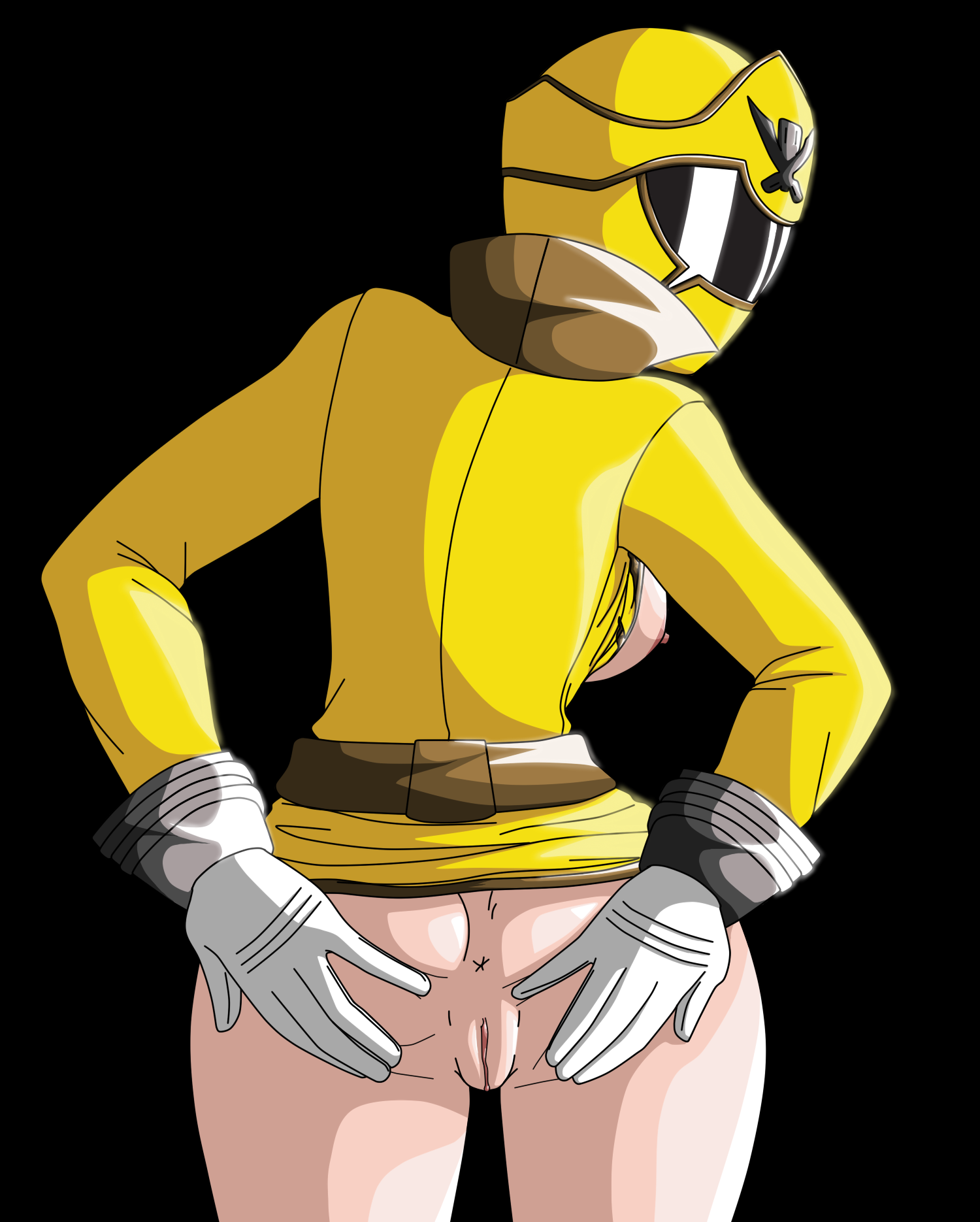 Yellow power ranger porn