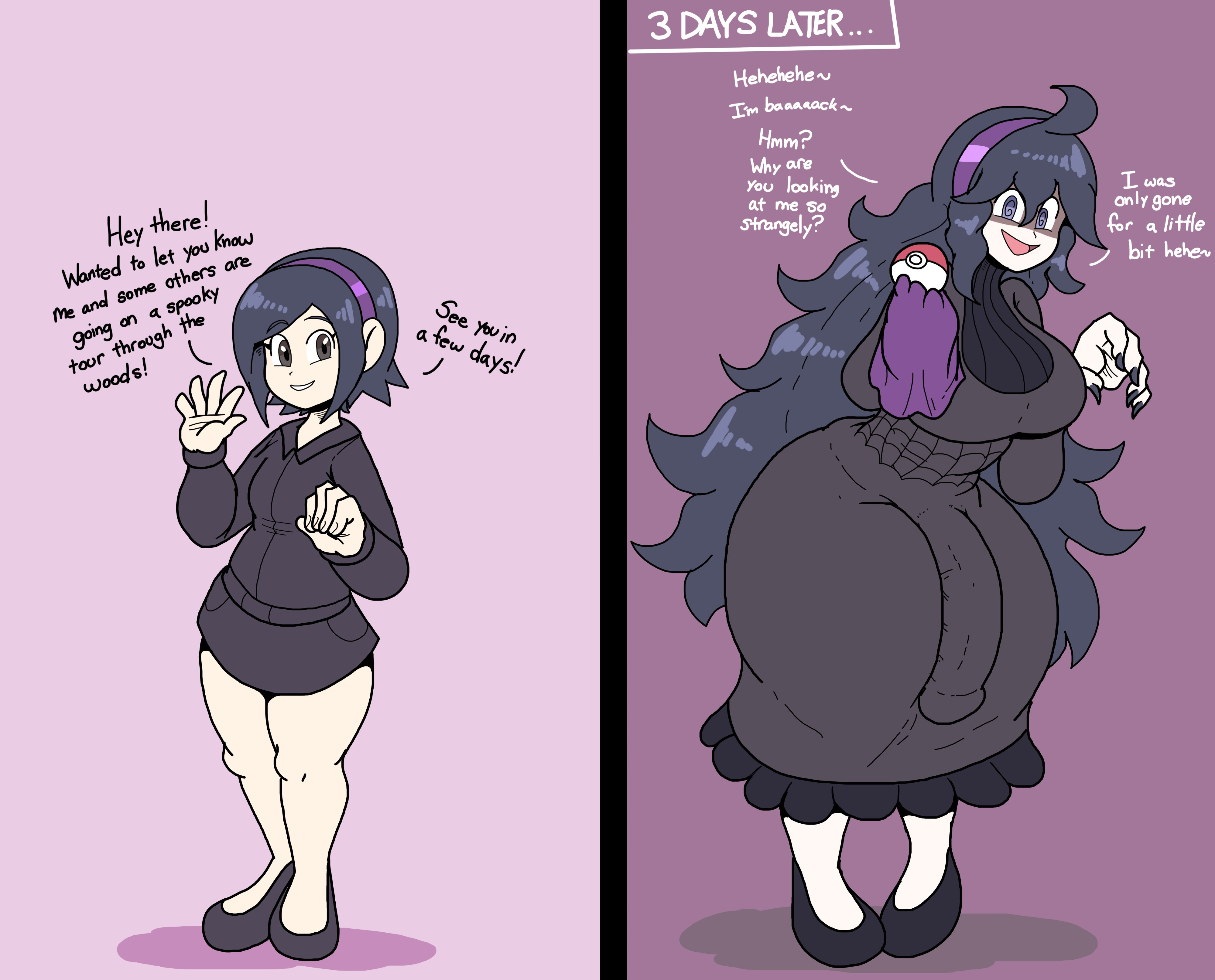 1futa 1girls 2024_pokemon_teraleak age_progression aged_up alternate_version_available before_and_after beta_hex_maniac big_breasts black_eyes blouse breasts clothed clothed_female clothing dress edit english english_text female female_only female_to_futa futa_transformation futanari game_freak headband hex_maniac hexification holding_poke_ball holding_pokeball huge_cock hyper_penis implied_transformation intersex light-skinned_female light_skin light_skinned_female long_hair medium_breasts nail_polish nintendo npc_trainer pandacubed penis poke_ball pokeball pokemon pokemon_xy poopishness purple_blouse purple_dress purple_eyes purple_hair purple_headband purple_nail_polish purple_nails purple_skirt short_hair skirt smile smiling text text_box transformation white_socks wide_hips