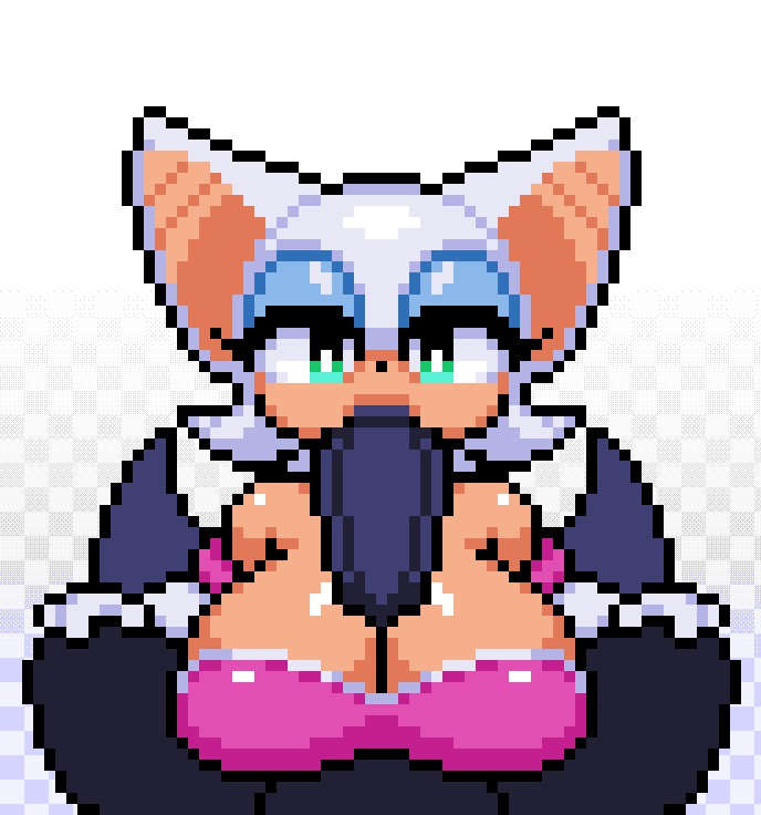 1girls 2d 2d_animation animated anthro bat bat_ears big_breasts breasts clothing deepthroat digital_media_(artwork) duo fellatio female genitals gif humanoid kaidart_abyssal loop male male/female mammal oral penile penis pixel_(artwork) rouge_the_bat sega sex shadowed_eyes sonic_(series) sonic_the_hedgehog_(series) sucking_penis