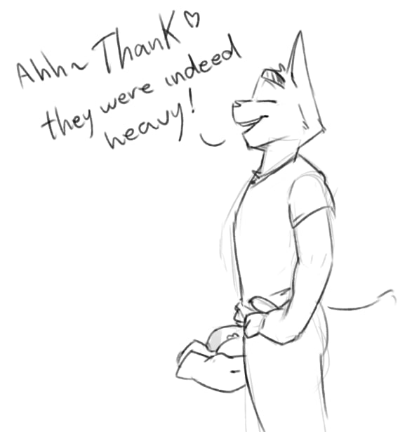 english text, monochrome, simple background, text, white background, anthro, ball fondling, balls, bottomless, closed eyes, clothed, clothing, disembodied hand, duo, eyebrows, felid, flaccid, fondling, foreskin, gato matero, genitals, male, mammal, penis, shirt, smile, solo, t-shirt, topwear, uncut, 