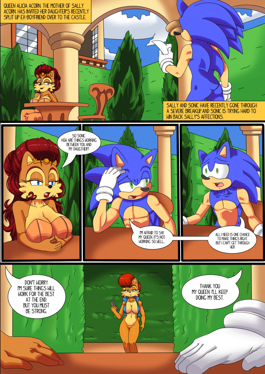 Sonic porn comic sally mom