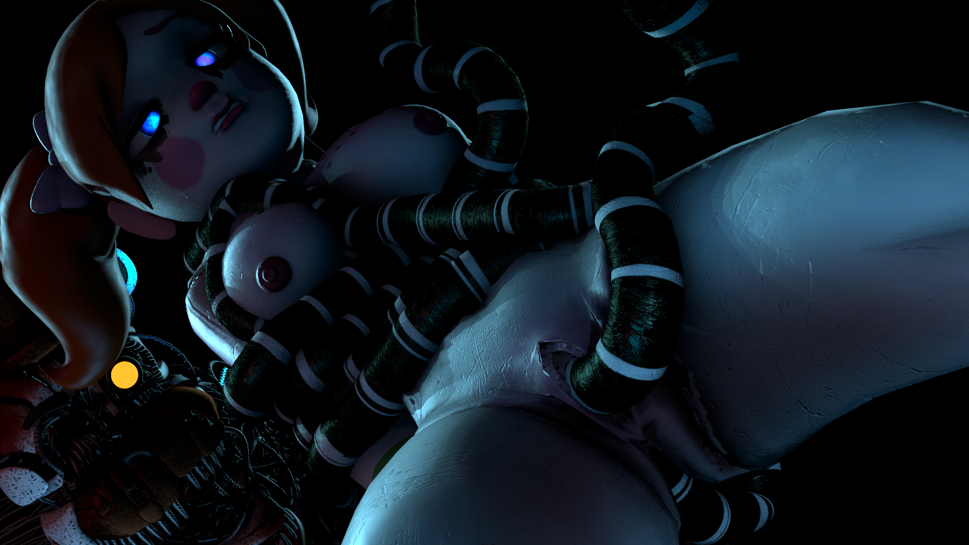 baby (fnafsl), circus baby, sister location, 3d (artwork), baby, female, mo...