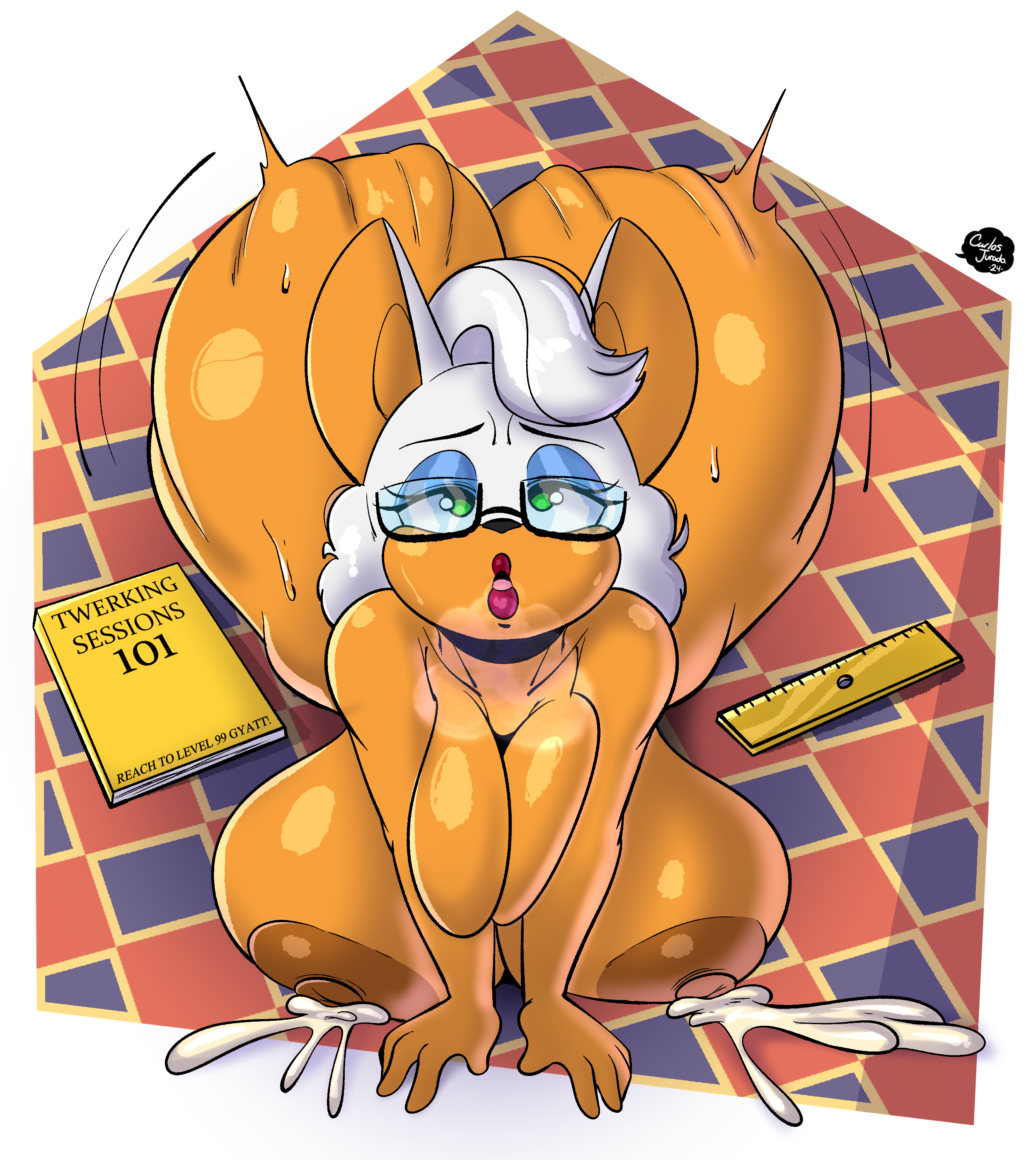 1girls 2d 2d_(artwork) 2d_artwork 5_fingers alternate_hairstyle alternate_version_available anthro anthro_female anthro_focus anthro_only areola areolae arms ass bat_ears big_areola big_areolae big_ass big_boobs big_breasts big_butt big_hips big_nipples big_thighs big_tits boobs book breasts breath breath_cloud butt carlos_jurado_cartoons color colored completely_naked completely_naked_female completely_nude completely_nude_female digital_art digital_drawing_(artwork) digital_media digital_media_(artwork) eyelashes eyes female female_focus female_only front_view fur furry furry_female furry_focus furry_only glasses glasses_on_head glasses_only green_eyes hands heavy_breathing hips hips_wider_than_shoulders huge_ass huge_boobs huge_breasts huge_butt huge_hips huge_thighs huge_tits hyper_ass hyper_breasts lactating lactating_nipples lactation large_breasts legs legs_together lips lipstick looking_up makeup male milk milk_squirt motion_lines motion_outline movement_lines naked naked_female nipples nose nude nude_male open_eyes open_mouth rouge_the_bat ruler shaded shaking shaking_ass shaking_butt solo solo_female solo_focus sonic_(series) sonic_the_hedgehog_(series) thick thick_ass thick_butt thick_hips thick_legs thick_thighs thighs tits tongue twerk twerking voluptuous voluptuous_female white_fur white_hair wide_ass wide_butt wide_hips wide_thighs