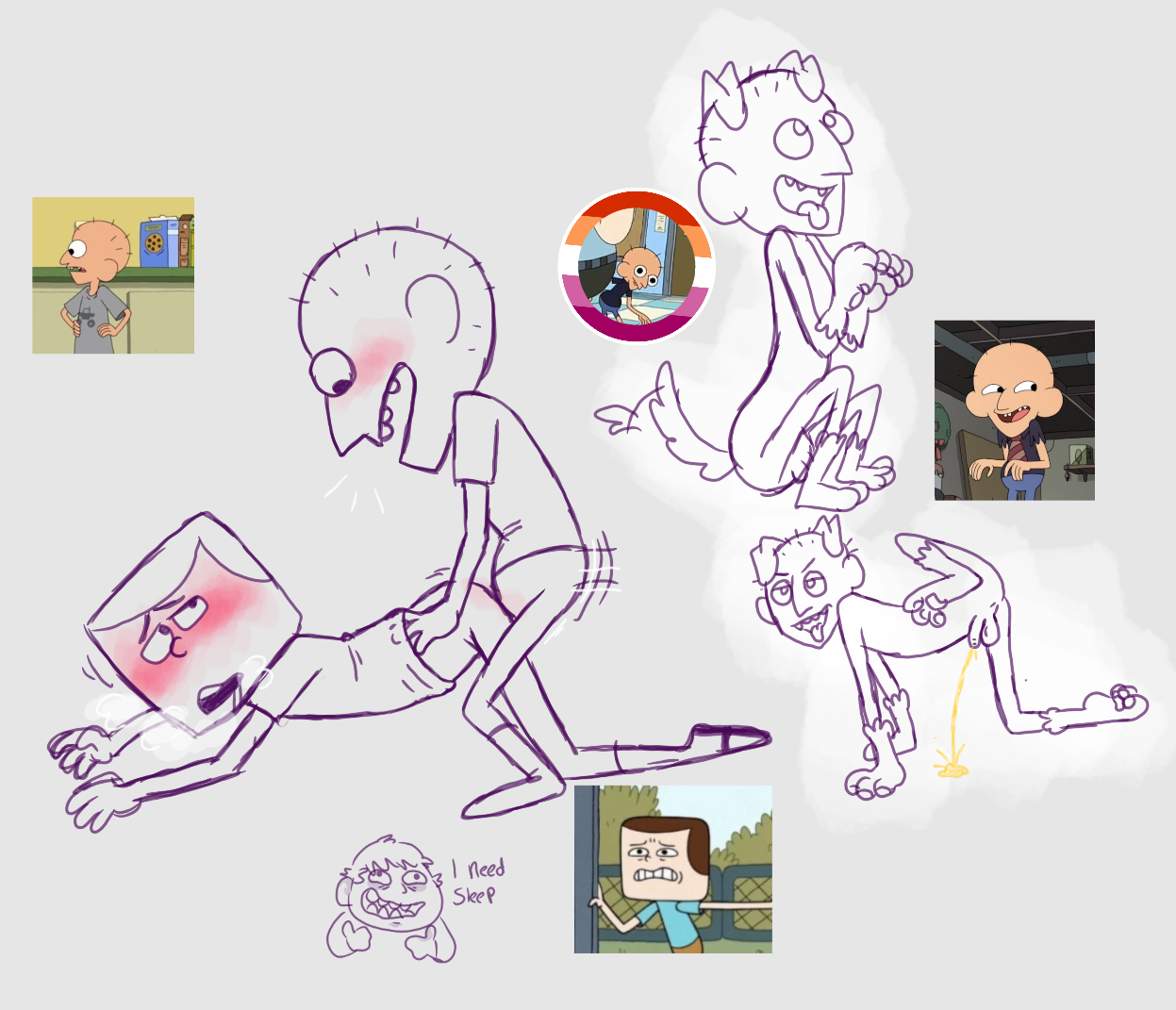 Clarence sumo and jeff fanart