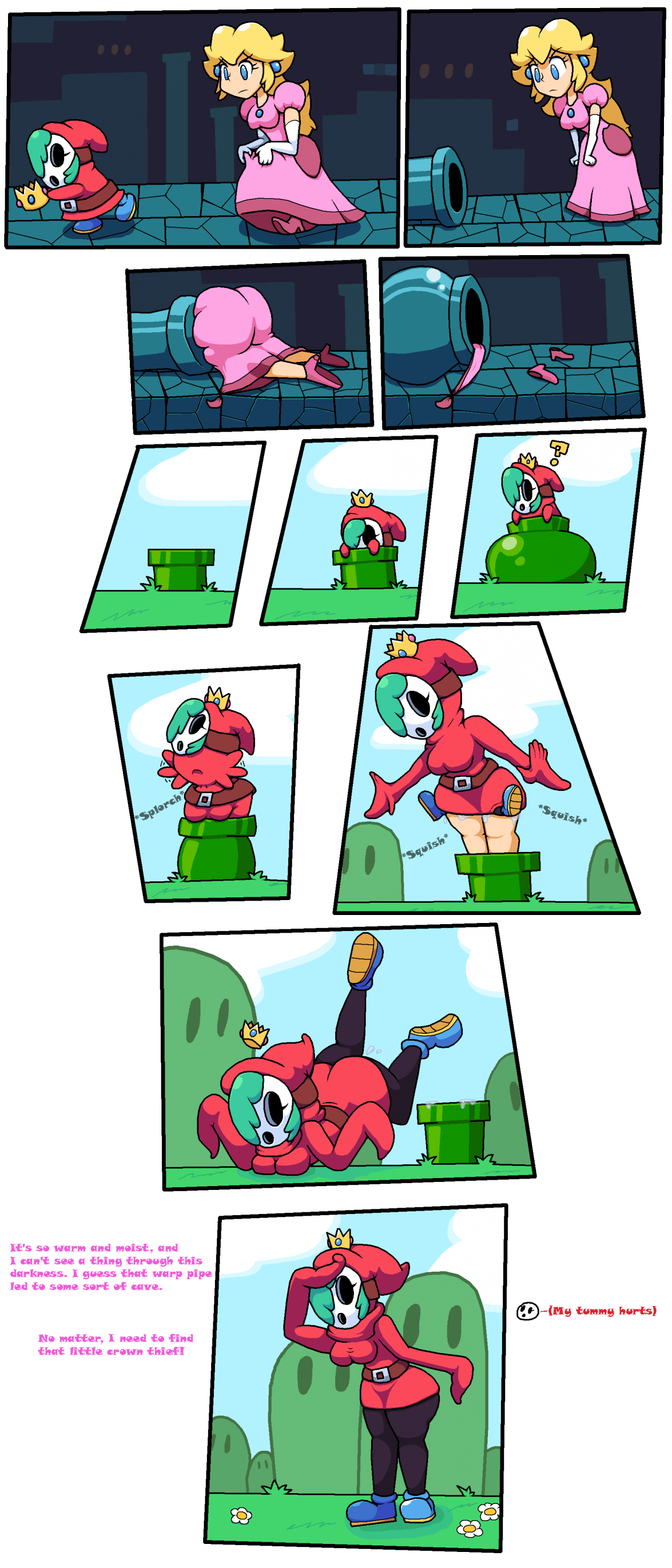 2girls absurd_res all_the_way_in animate_inanimate bad_end belt belt_buckle blue_clothing blue_earrings blue_footwear blue_hair blue_shoes blue_sky body_control chabble clothed clothed/nude clothed_female clothing cloud comic crown duo english_text fall_down female female/female female_penetrated female_penetrating female_penetrating_female footwear forced_transformation fully_inside good_end hair_over_one_eye headgear hi_res hoodie human humanoid implied_permanent larger_female light-skinned_female light_skin living_clothes living_clothing living_skin living_skinsuit long_sleeves lost_clothes mammal mario_(series) mask naked naked_underneath nintendo nude nude_female oblivious oblivious_nudity penetration pink_clothing pink_footwear pink_shoes pipes possession princess princess_peach question_mark red_clothing red_hoodie red_topwear royalty sex shoe_loss shoes shy_gal shy_gal_red shygalization size_difference skinsuit skintight_bodysuit sky sleeves_past_wrists smaller_female stretched stretched_anus stretched_clothing stretching stuck stuck_insertion suiting super_mario_bros. surprise surprised suspended_via_penetration suspension text thighs threaded_by_body tight_clothing tight_fit tight_skinsuit toony topwear transformation transparent_background trapped trapped_in_butt trapped_in_clothing trapped_in_underwear unaware unaware_transformation unbirthing undressing undressing_between_scenes unusual_transformation unwilling_pred vore warp_pipe wearing_another_person's_clothing white_clouds