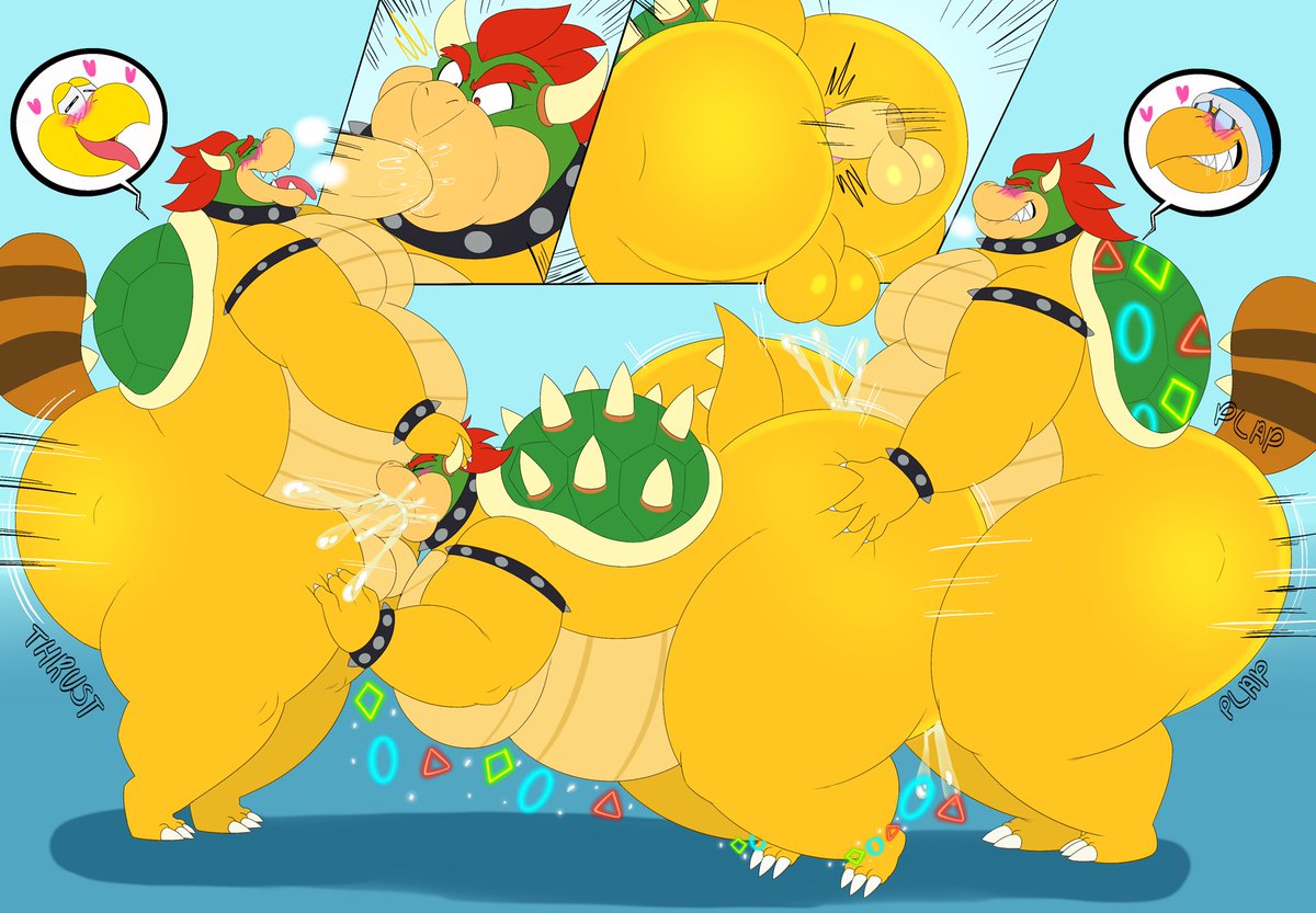 Bowser and kamek