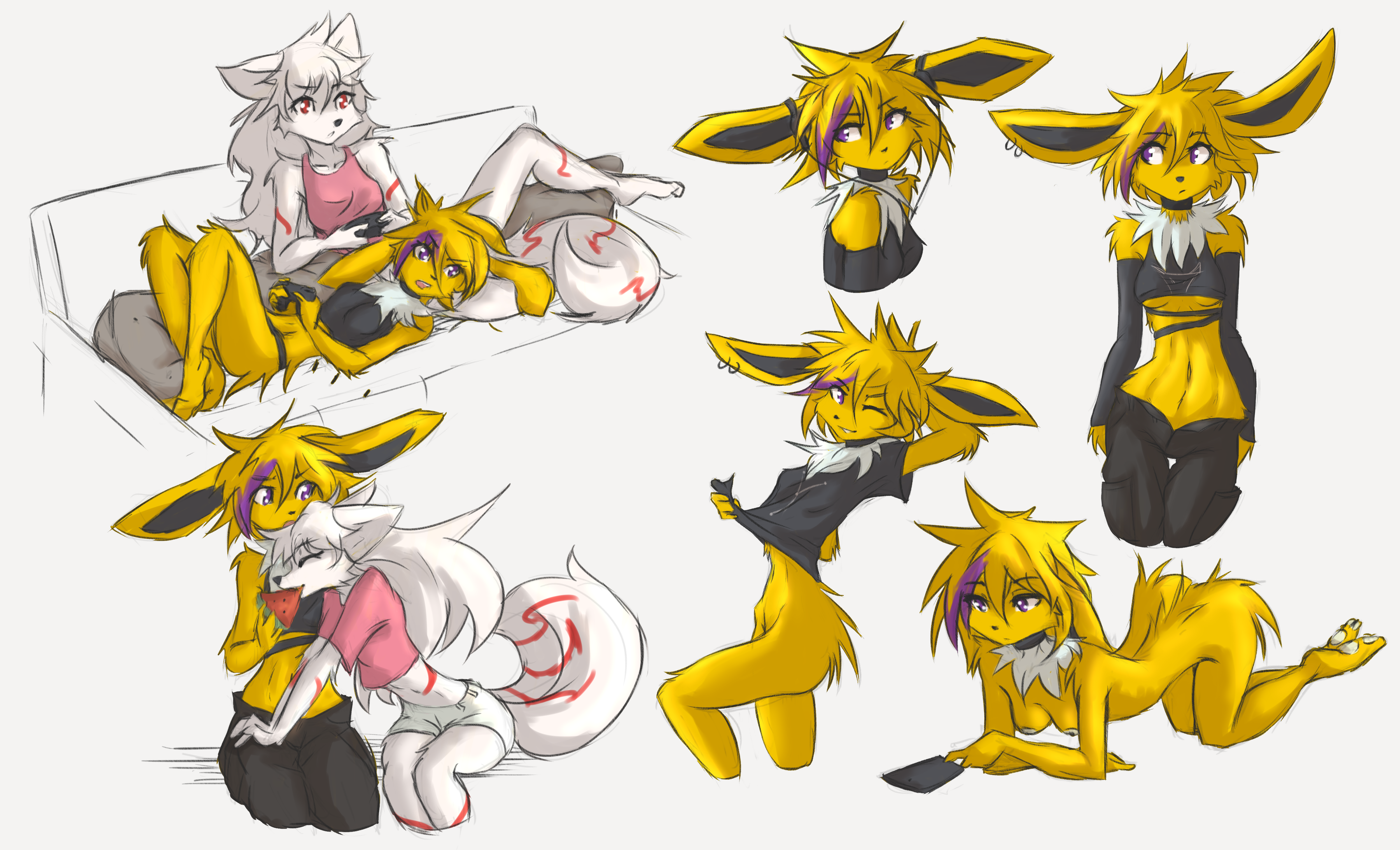 Rule34 - If it exists, there is porn of it / eeveelution, jolteon / 5525385...