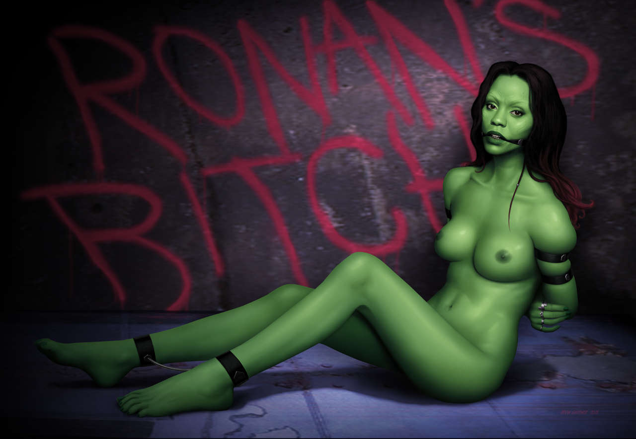 Gamora naked.