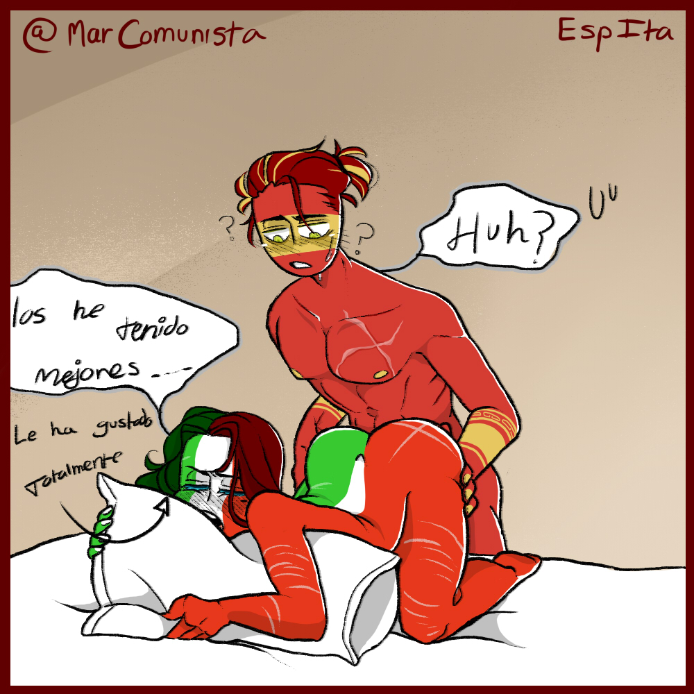 Rule34 - If it exists, there is porn of it / italy (countryhumans), spain  (countryhumans) / 3556357