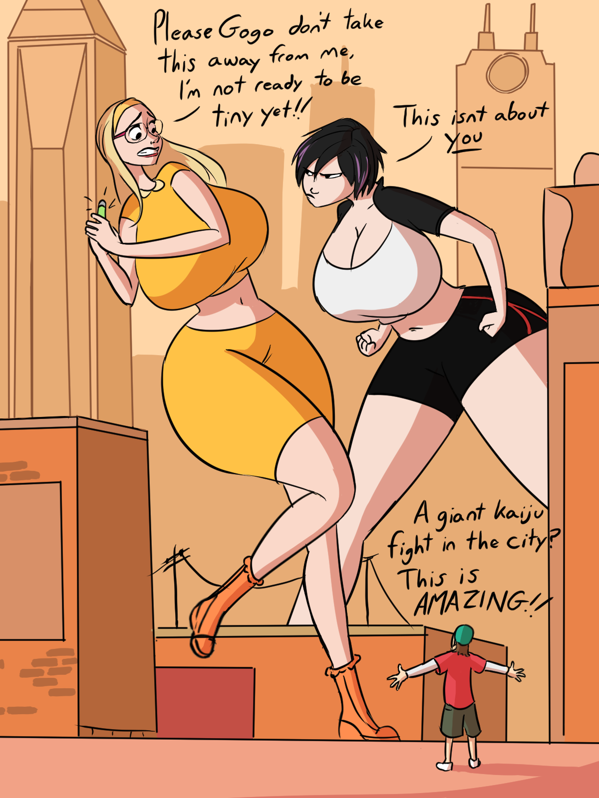 Rule34 - If it exists, there is porn of it / caiman2, gogo tomago, honey  lemon / 7765153