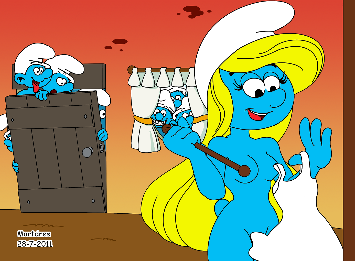 Rule34 - If it exists, there is porn of it / mortdres, smurfette / 3156367.