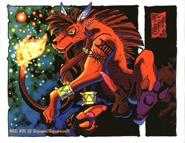 red xiii, final fantasy, final fantasy vii, tagme, male only, 
