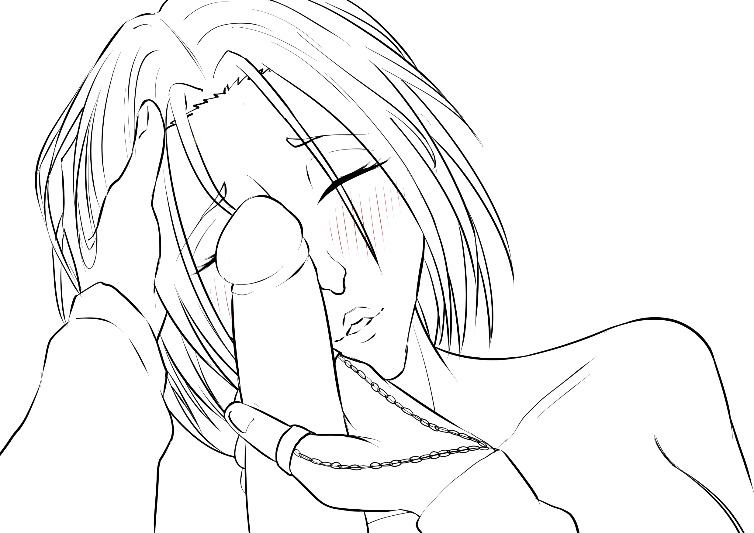 kurapika, pakunoda, hunter x hunter, animated, black and white, soyrice, 