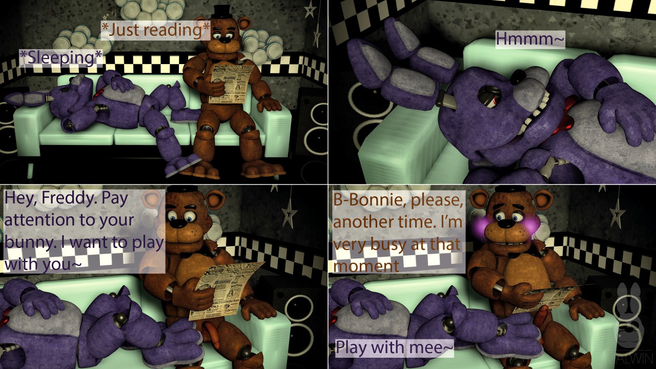 1280px x 720px - Rule34 - If it exists, there is porn of it / bonnie, freddy / 3477571