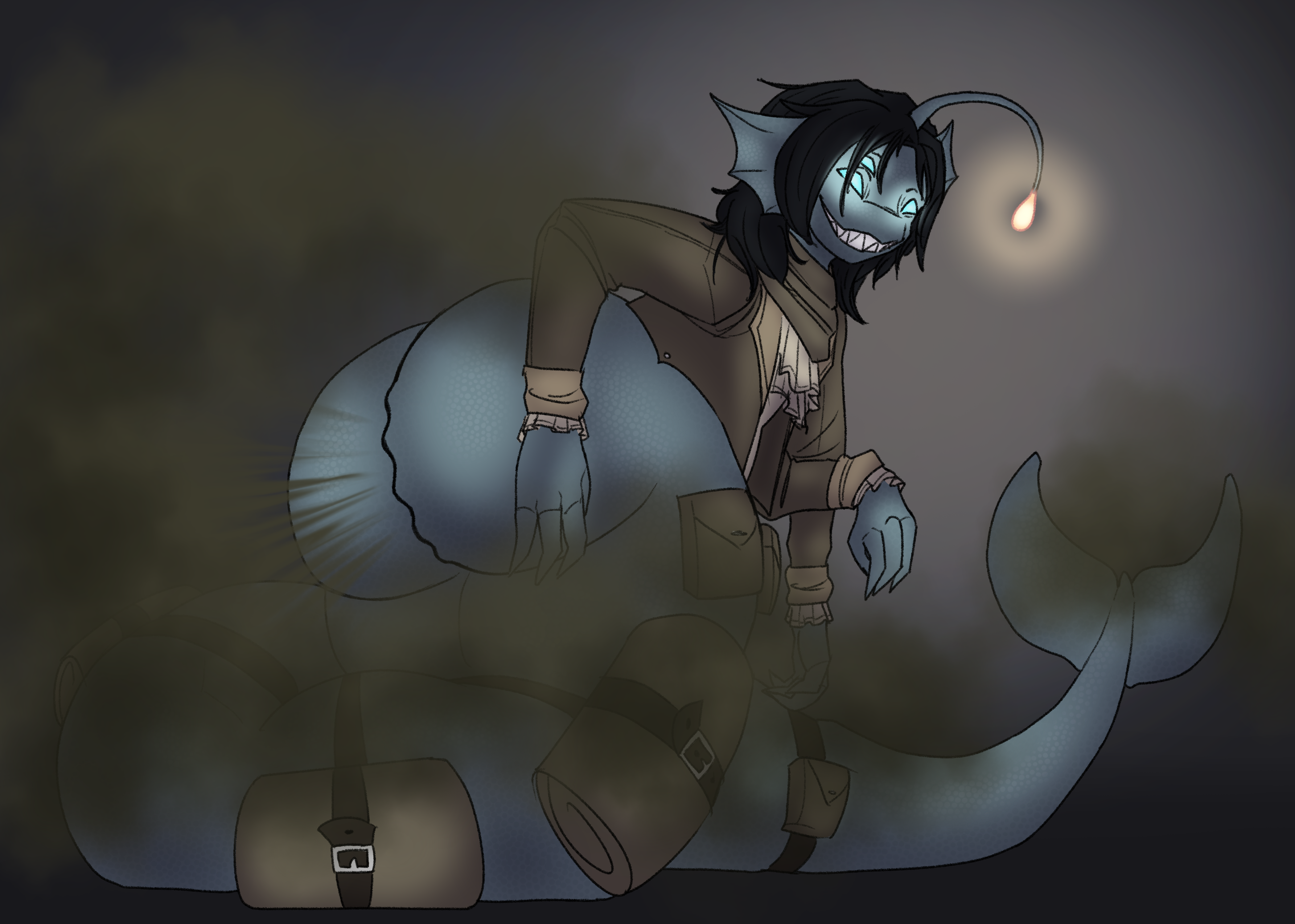 1boy 3_arms 3_eyes 4_fingers ass belts black_hair blue_eyes blue_skin boy brap brown_belt brown_jacket brown_scarf colored digital_media_(artwork) ear_fins fart fart_cloud fart_fetish farting fins fish_humanoid fish_tail gassy gassy_male hindquarters humanoid hydrareality jabot jacket looking_at_viewer lure_(anatomy) male male_fart male_focus male_monster male_only medium_ass medium_butt merfolk merman monster monster_boy monster_male multi_arm multi_eye multi_limb non-human nonhuman pouch_(clothing) pouches presenting_ass presenting_butt presenting_hindquarters pressure_(roblox) roblox roblox_game scarf sebastian_solace serpentine sharp_teeth short_hair showing_ass showing_butt simple_background solo solo_focus solo_male tail_fin