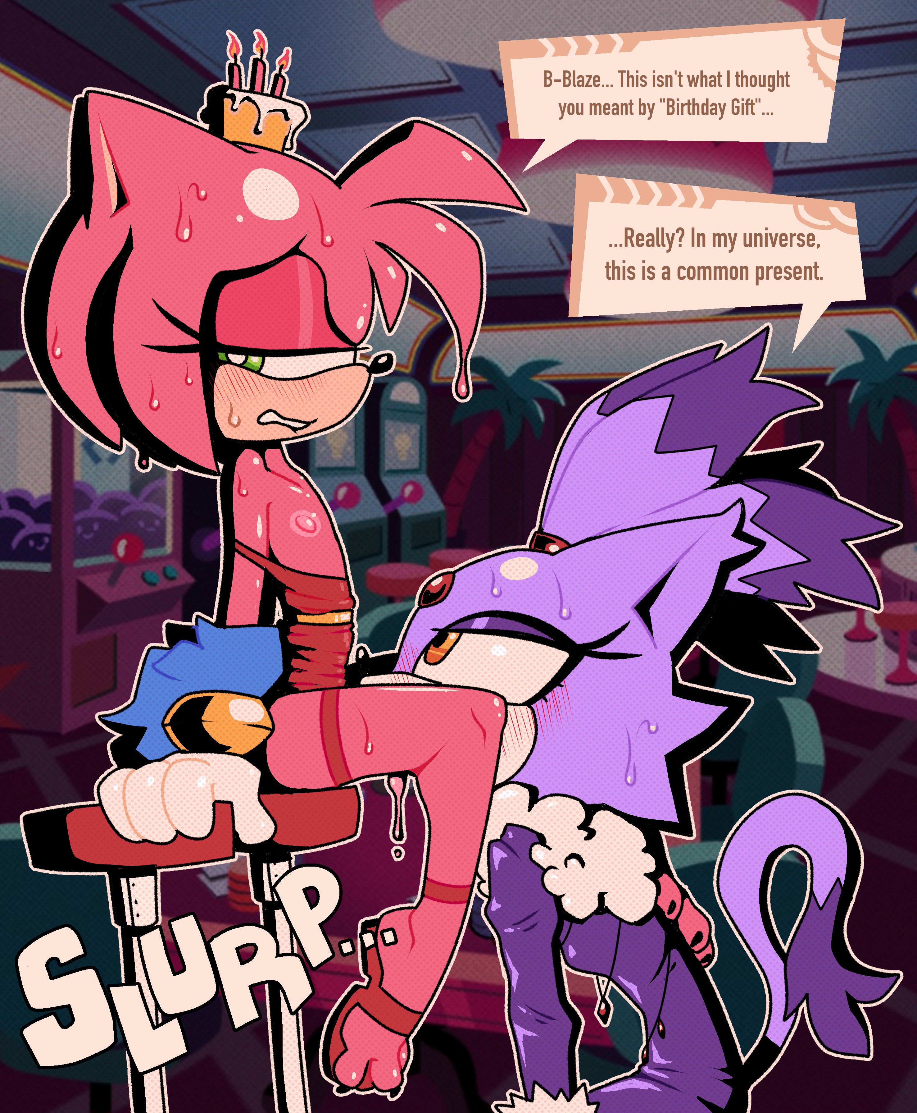 Rule34 If it exists there is porn of it amy rose blaze the  