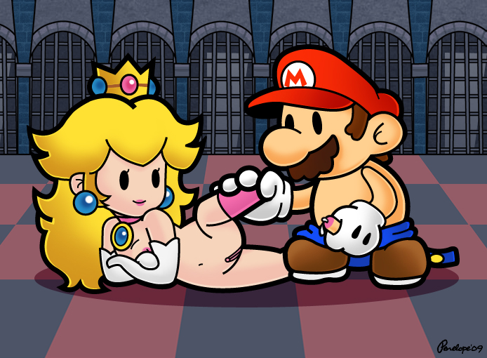 Rule34 - If it exists, there is porn of it / mario, paper peach, penelope, ...