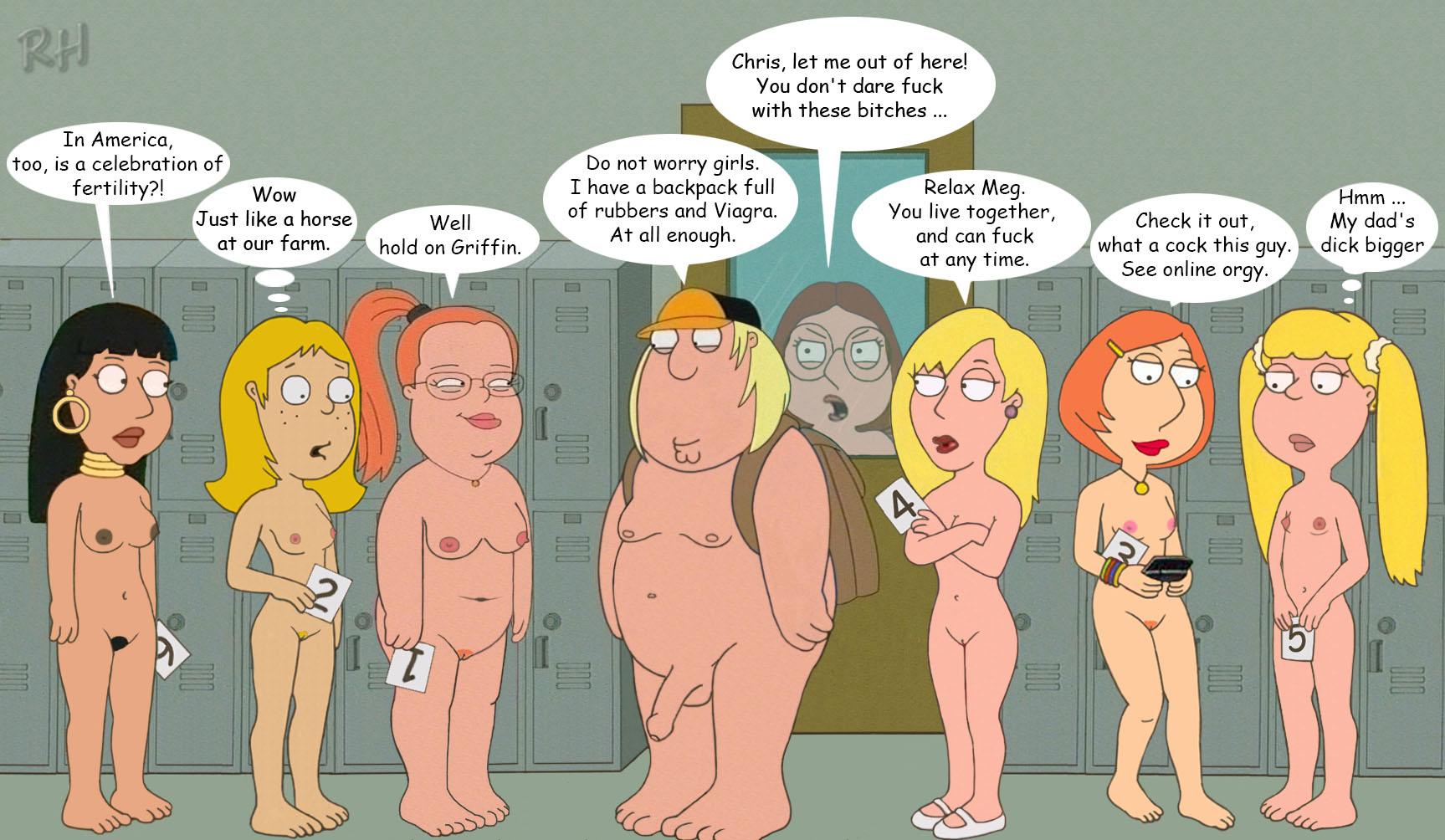 Family guy naked cartoons