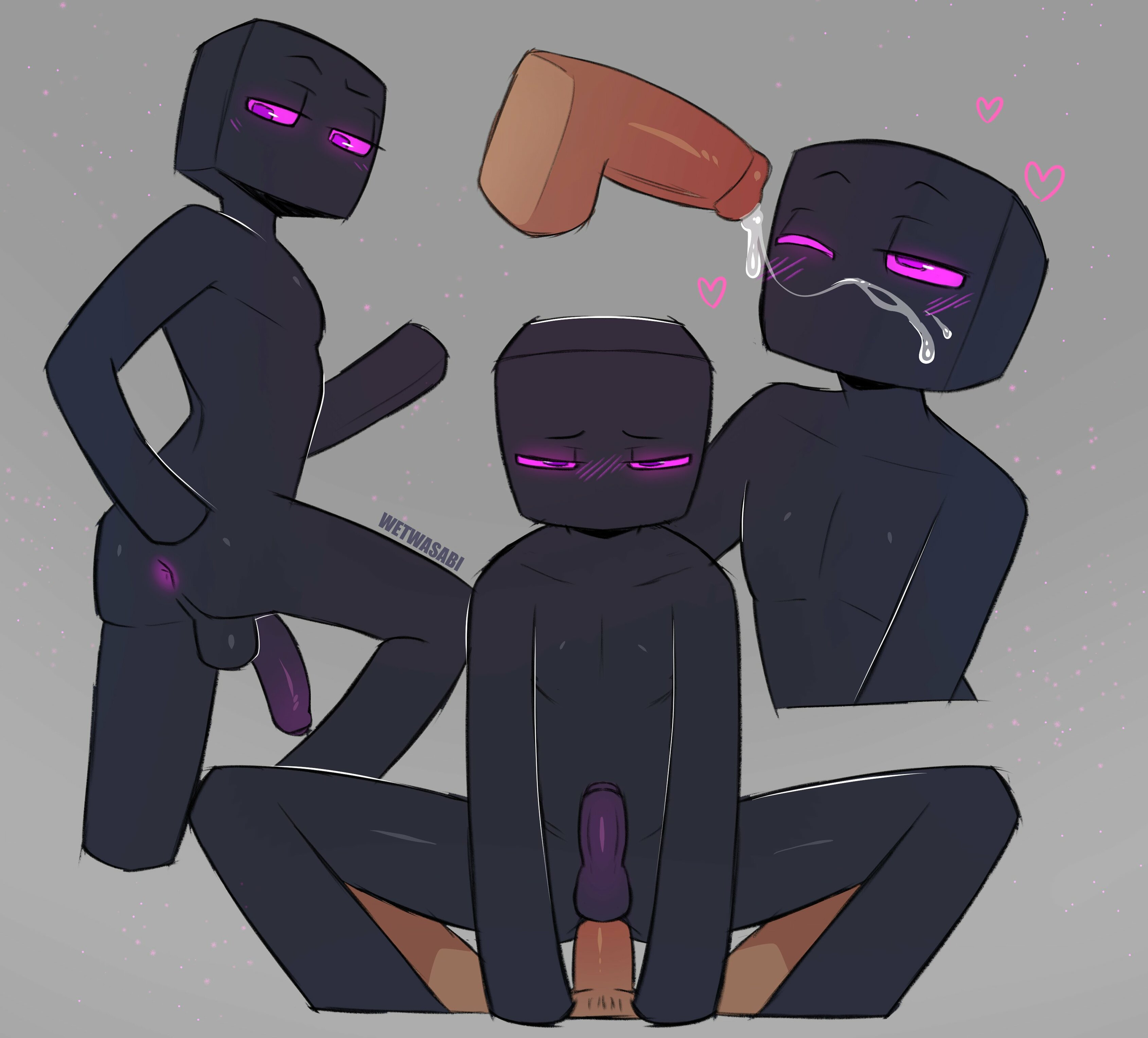 wetwasabi, character request, enderman, minecraft, already uploaded, repost...