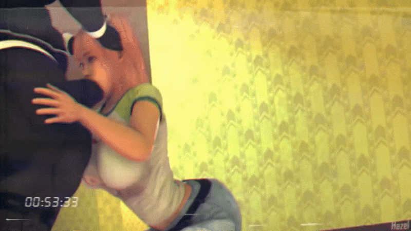 1futa 1girls :>= animated animated_gif ass backrooms big_penis blowjob breasts clothed clothing crossover dead_or_alive facefuck forced_blowjob forced_oral futanari hair_ornament hands_on_head hazel3dart honoka_(doa) huge_breasts interspecies irrumatio karelia_(acerattman) karelia_futanari_(acerattman) monster monster_girl nude nude_female nude_futa_clothed_female penis pink_hair tecmo vhs_filter