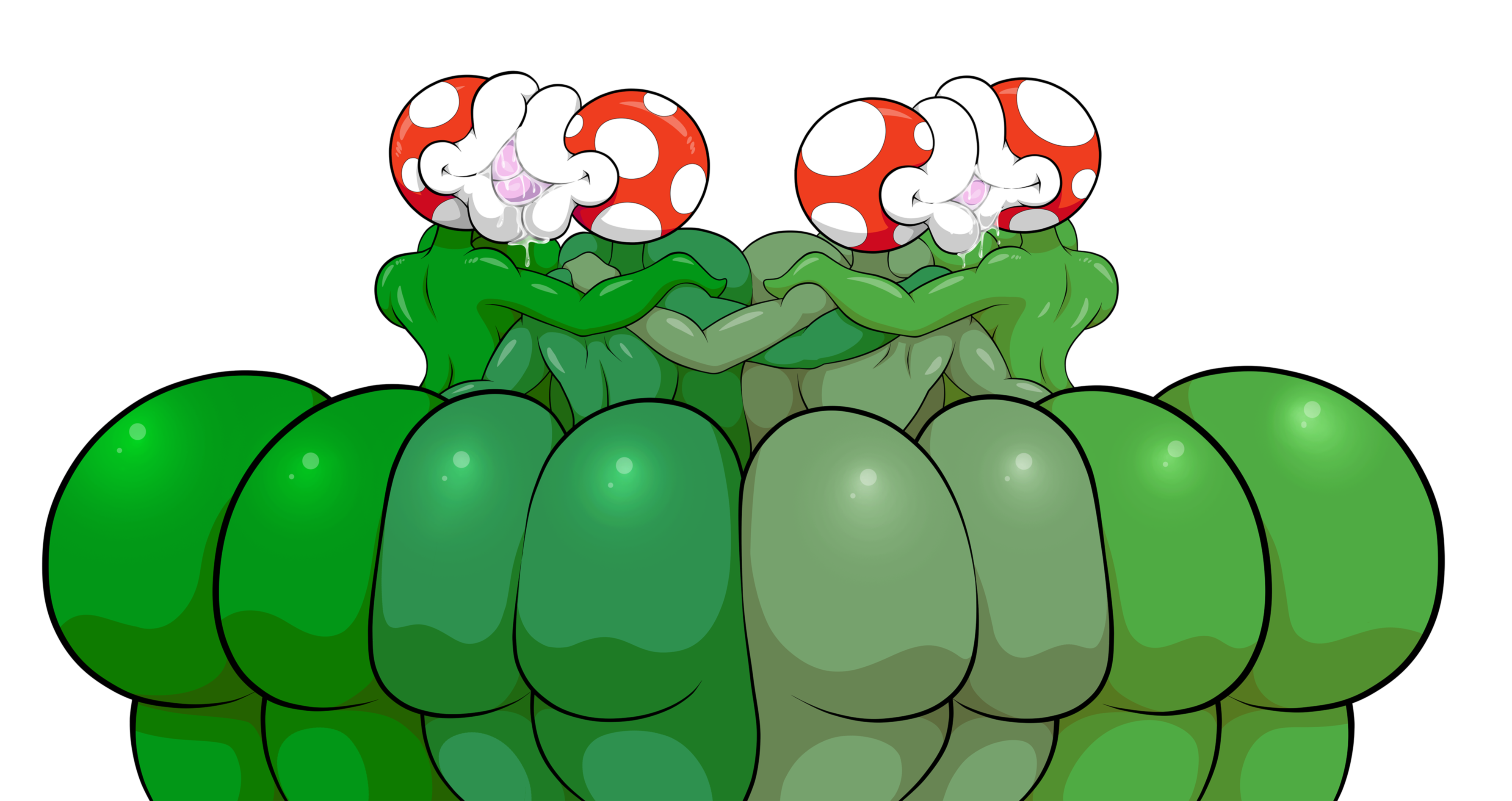 Piranha plant kiss