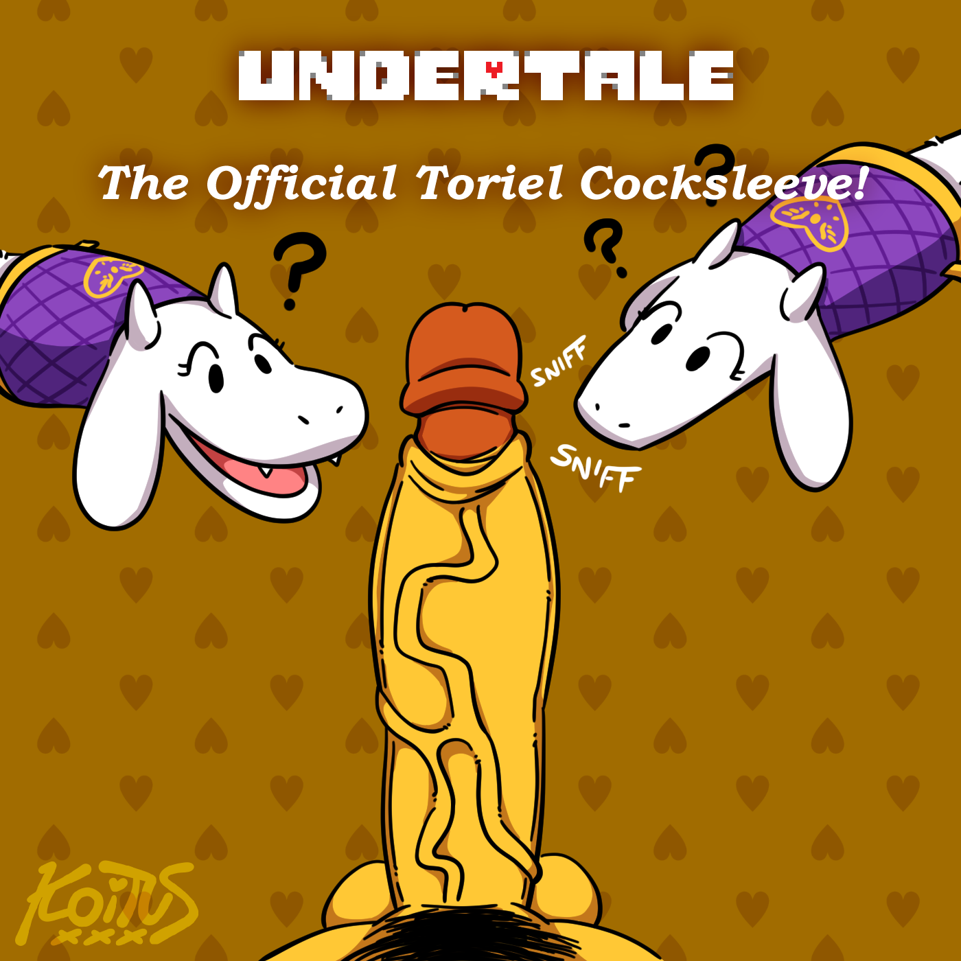 big_penis blowjob female handjob koituskazam long_penis male penis puppet sniffing_penis toriel toriel_oven_mitt undertale undertale_(series)