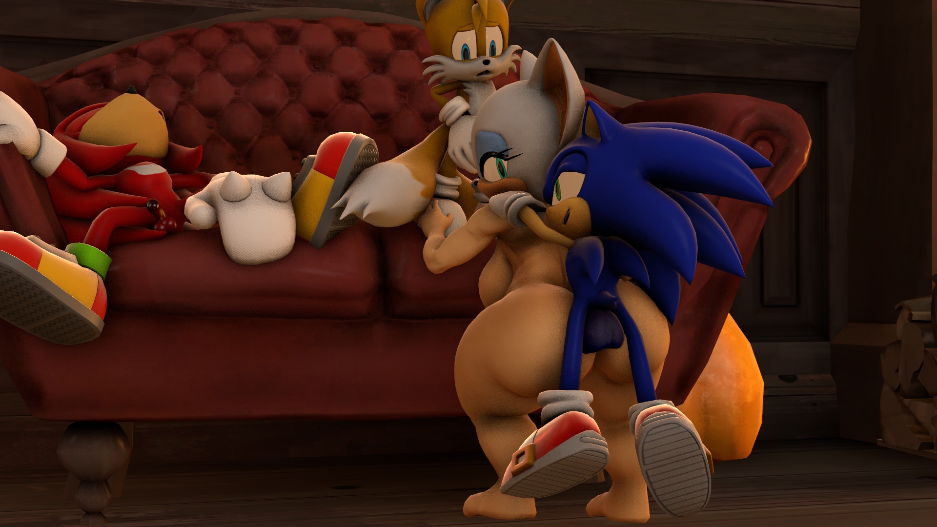 Sonic tails and knuckles wallpaper