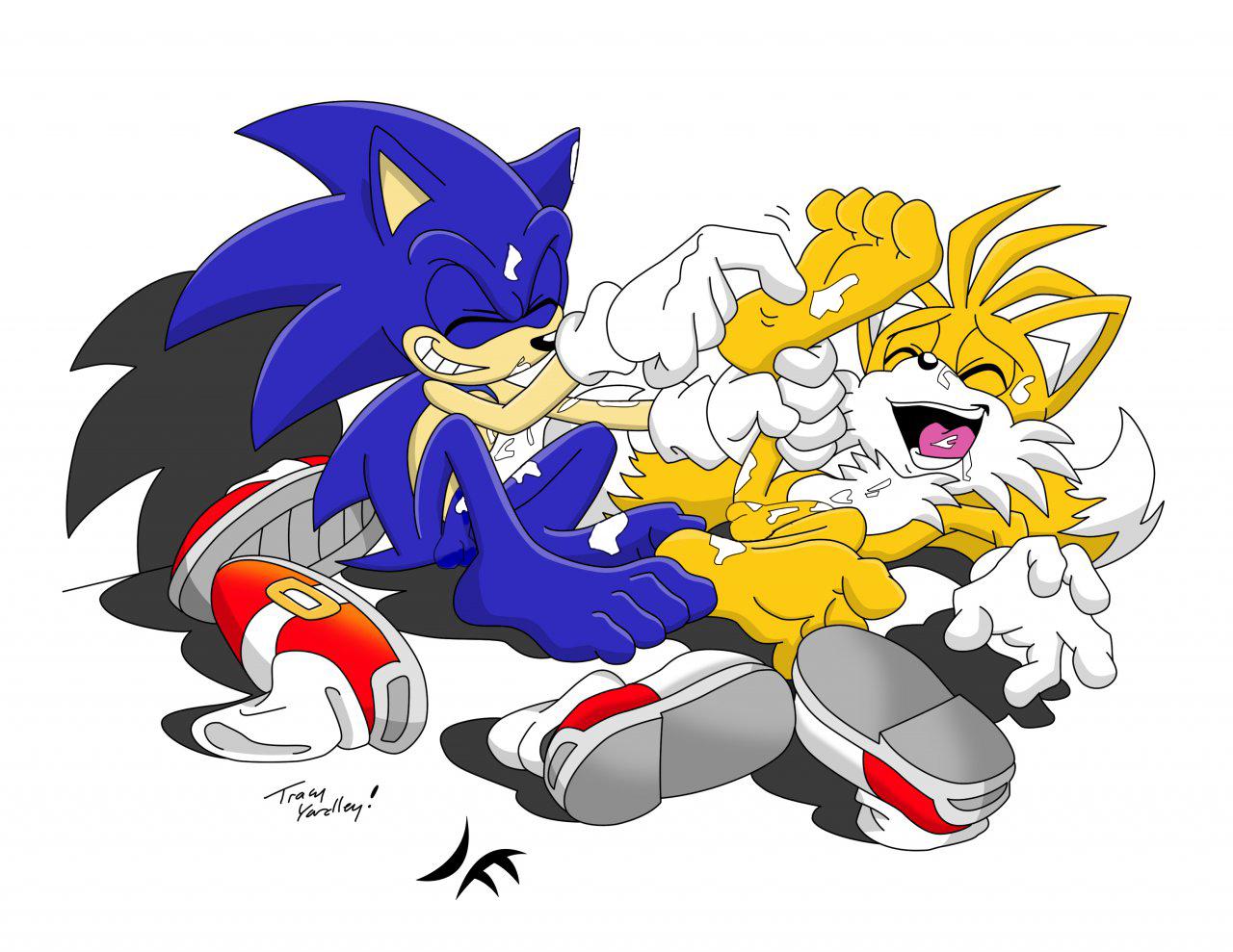 tracy yardley, sonic the hedgehog, tails, sonic (series), tagme, fur, furry, furry only, furry tail, hedgehog, male, multiple males, multiple tails, tail, yaoi, 