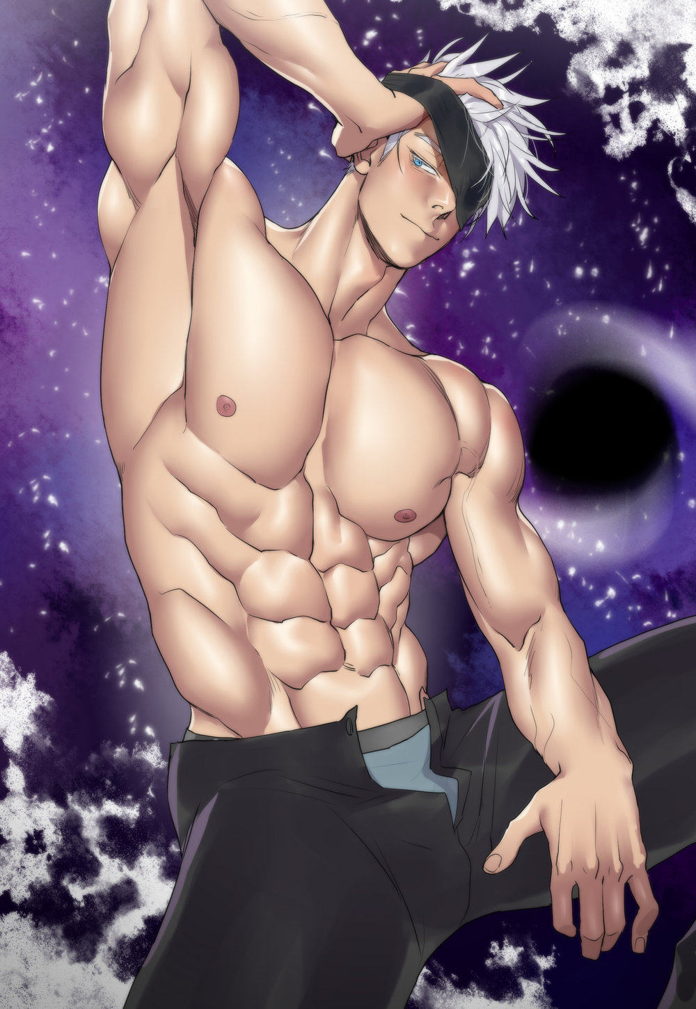 suyo, cumshot, jujutsu kaisen, satoru gojo, suyohara, 