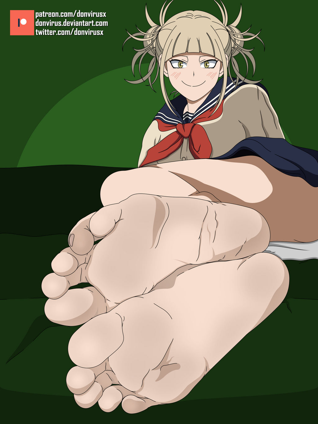 Rule34 - If it exists, there is porn of it  donvirus, himiko toga  5096058