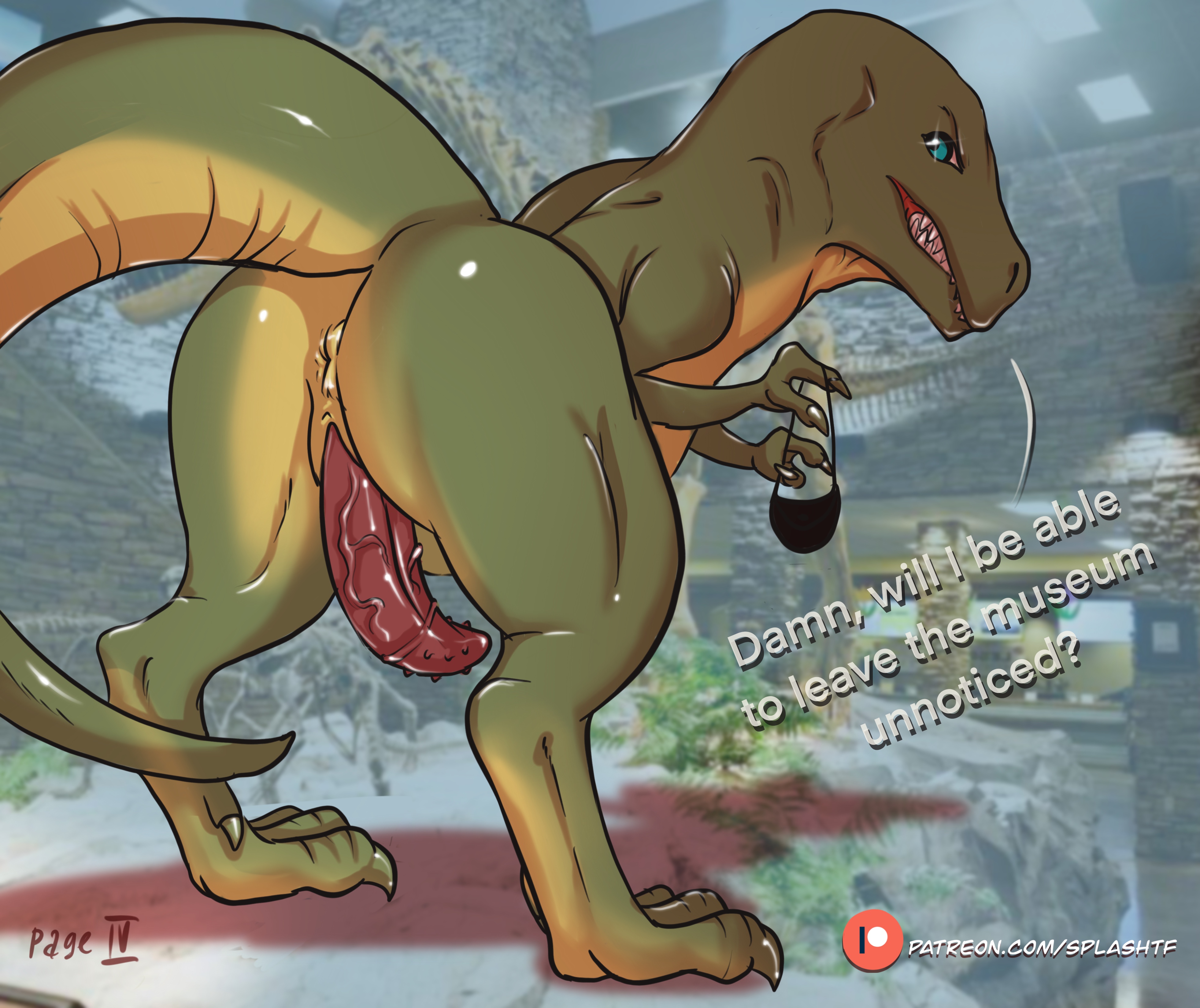 Dinosaur porn comic
