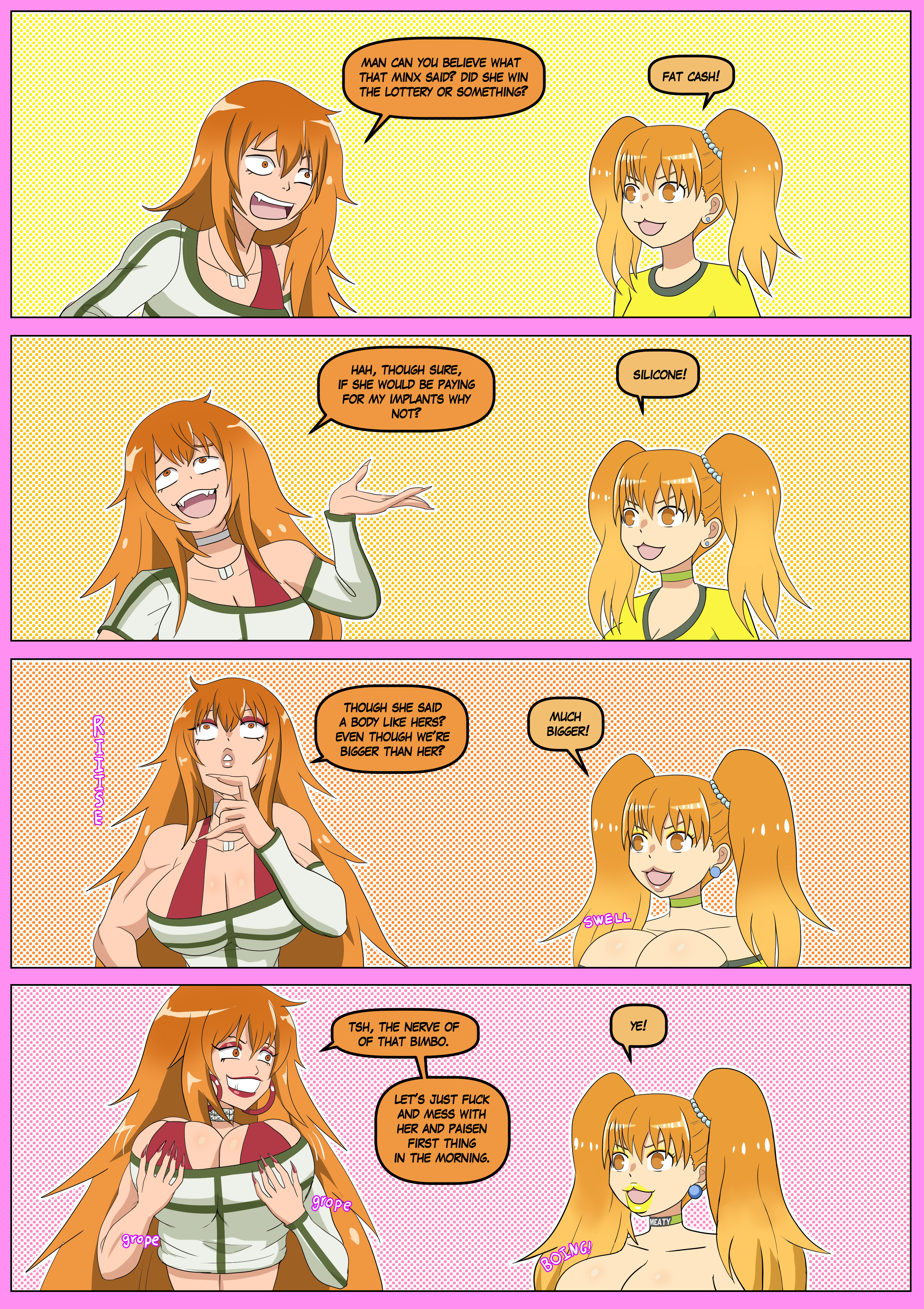 Nagatoro's bimbofication comic