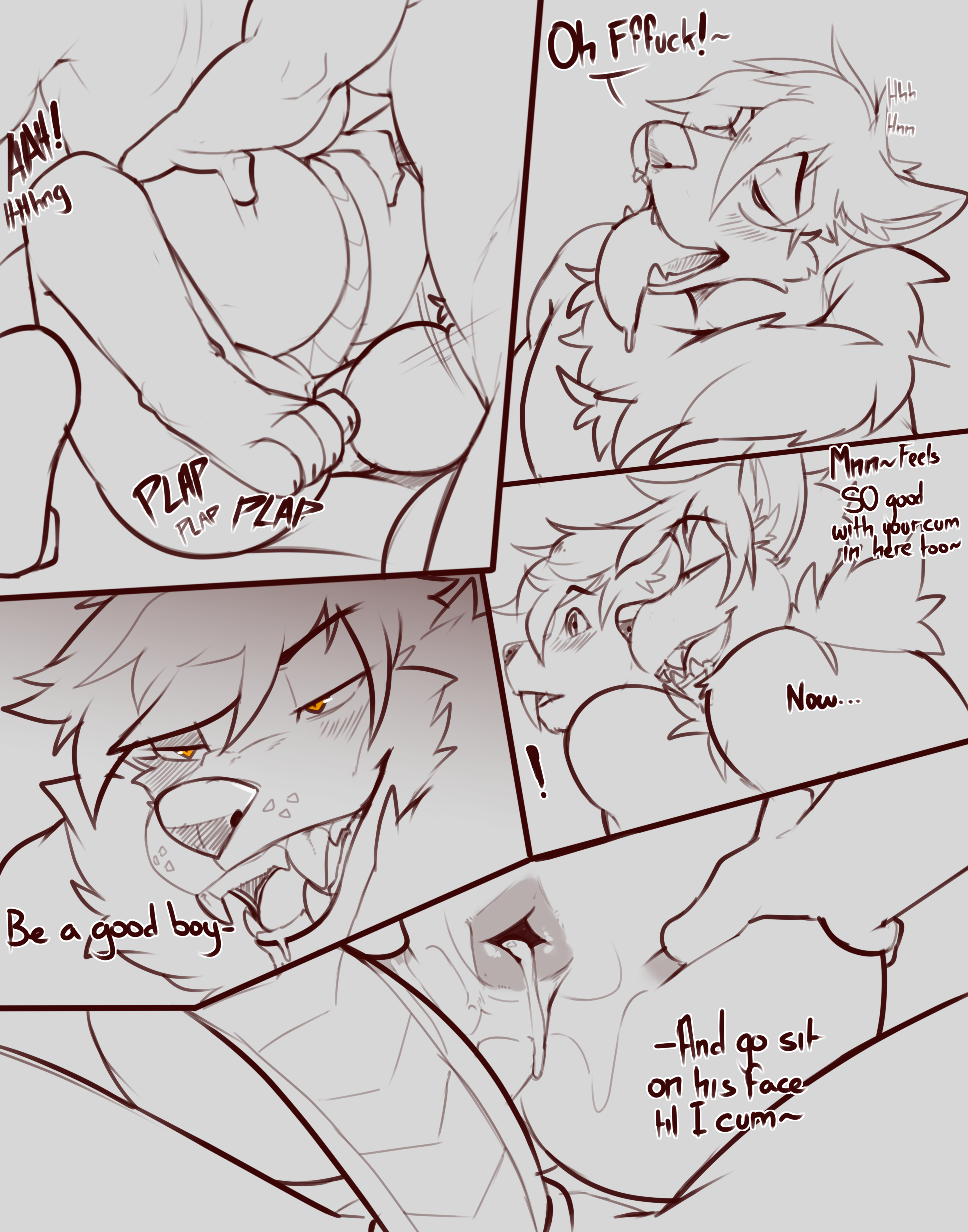 anixis, anixis (character), crash (pirategod), max (anixis), abs, anal, anus, ass, cum, cum in ass, furry, gay, knot, male, muscular, pecs, penis, threesome, 