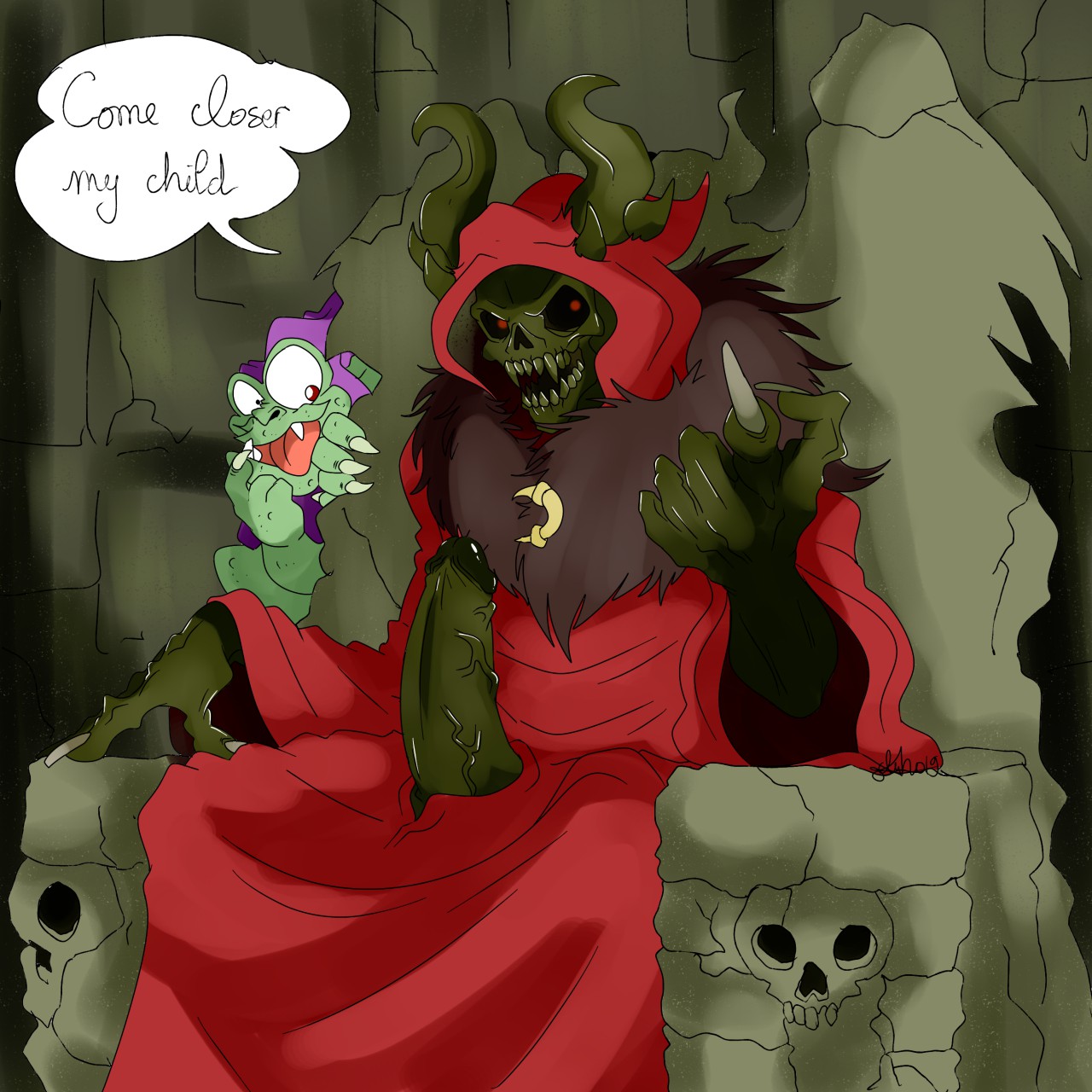 Horned king disney
