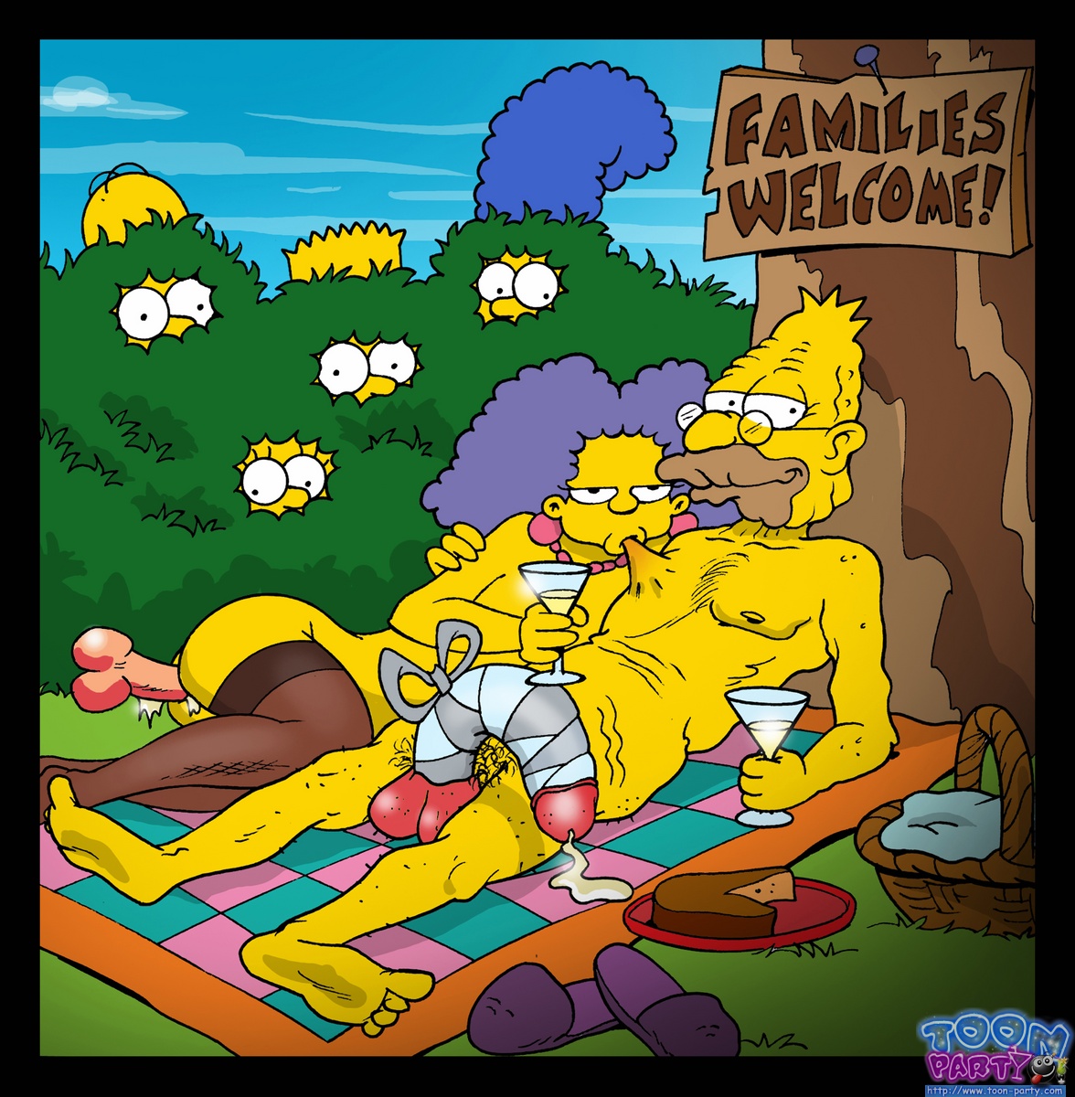 Rule34 - If it exists, there is porn of it / toon-party, abraham simpson, bart  simpson, homer simpson, lisa simpson, marge simpson, selma bouvier / 3023874