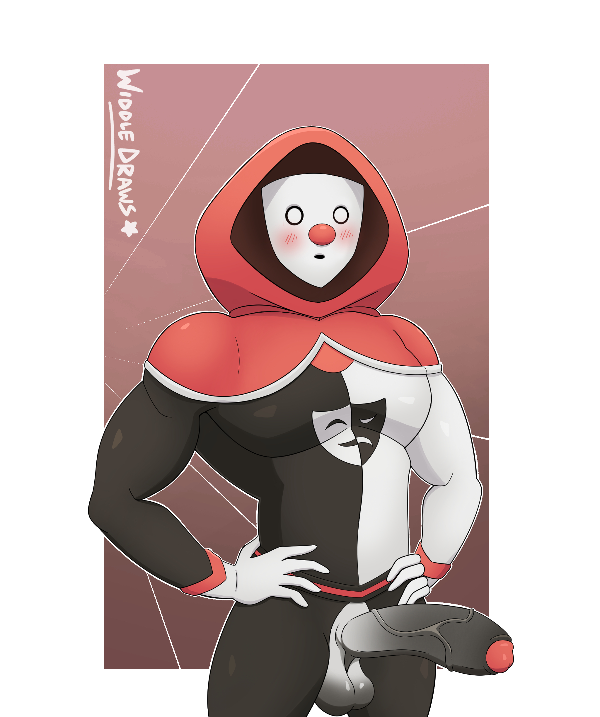 miraculous ladybug, tagme, big penis, cartoony, male, male only, psycomedian, widdle draws, 