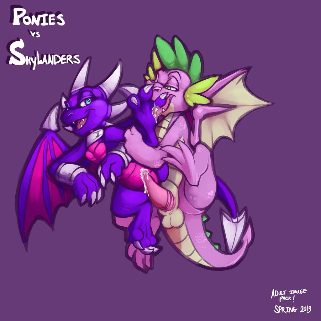 Rule34 - If it exists, there is porn of it / cynder, spike (mlp) / 394753