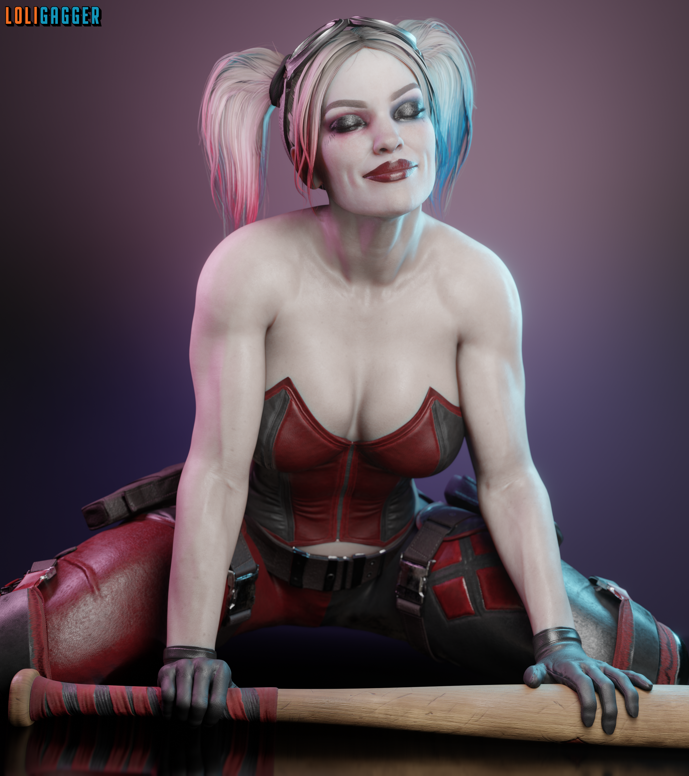 Rule34 - If it exists, there is porn of it / loligagger, harley quinn / 505...