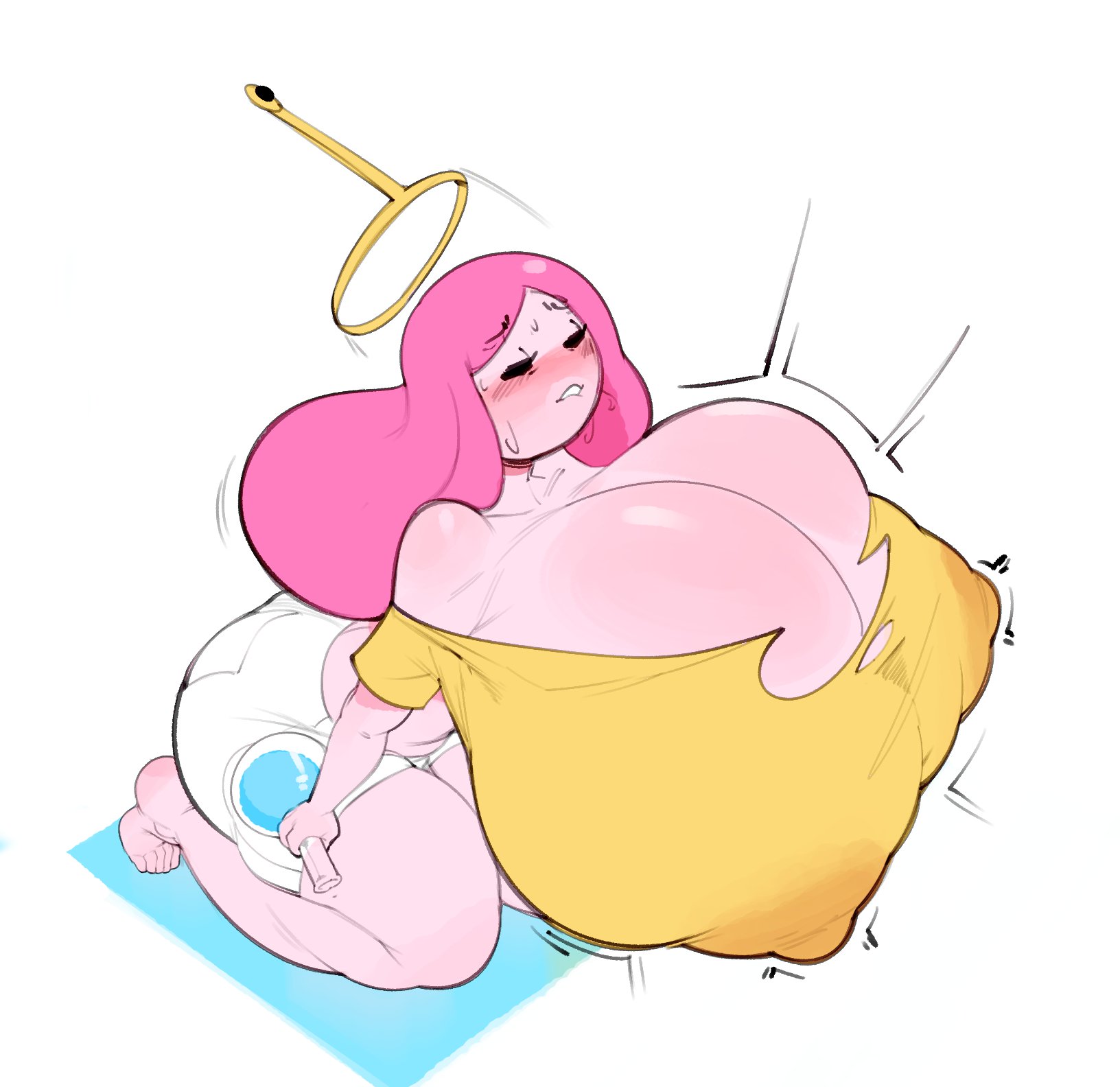 Princess bubblegum breast expansion