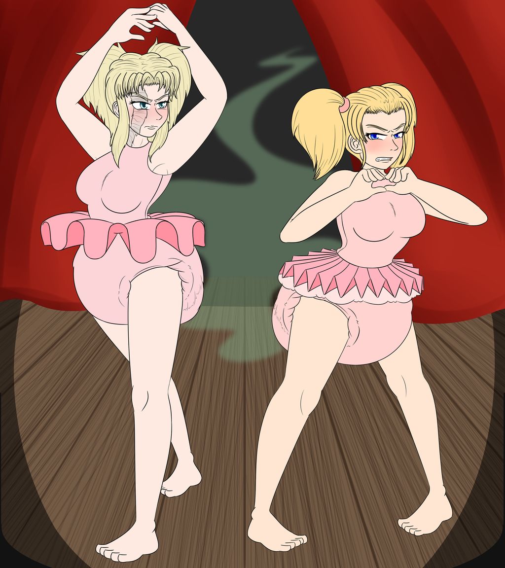 Diaper humiliation in public