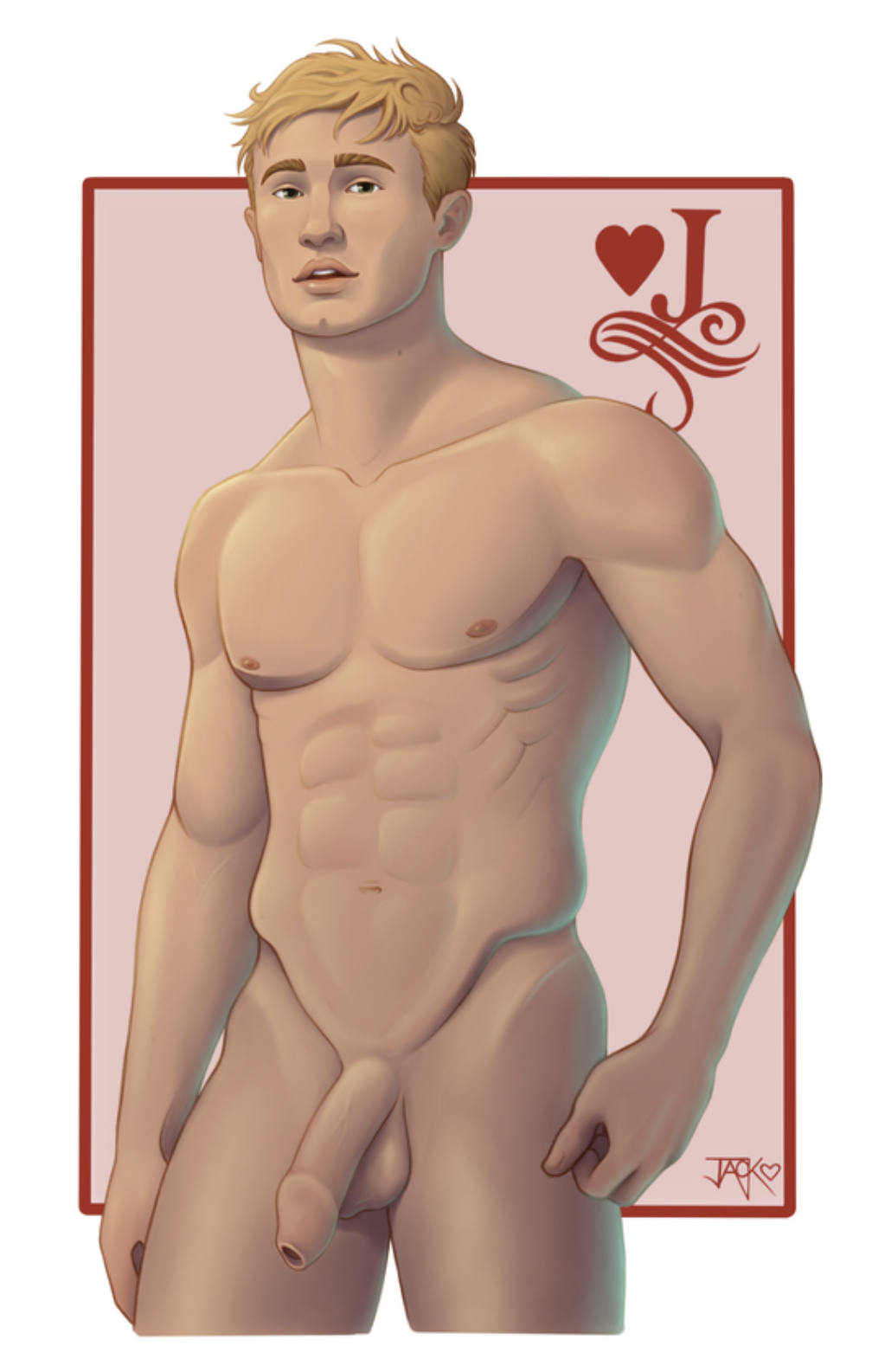 Jack laugher naked