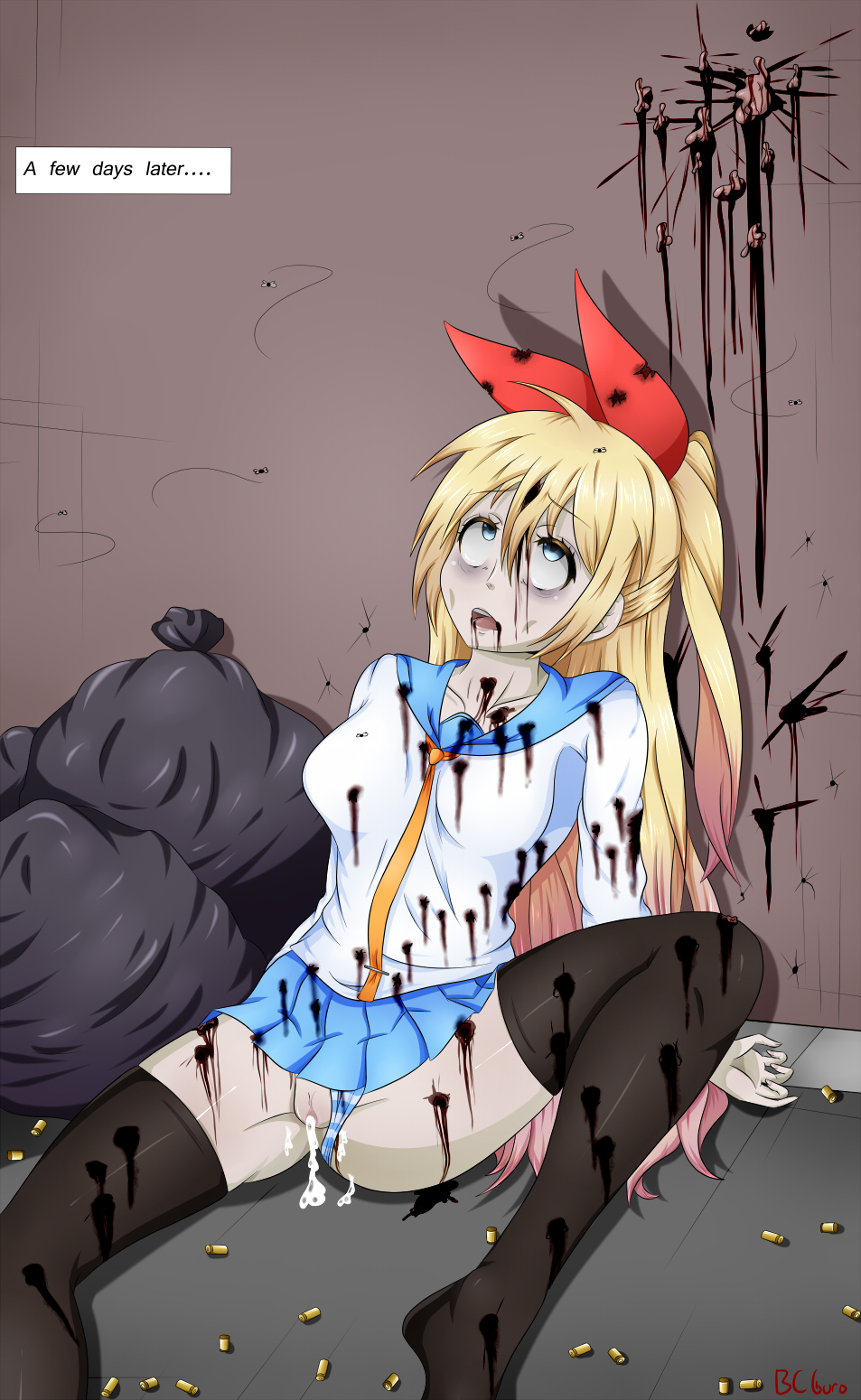 Anime Gore Snuff - Rule34 - If it exists, there is porn of it / bcguro, kirisaki chitoge /  883934